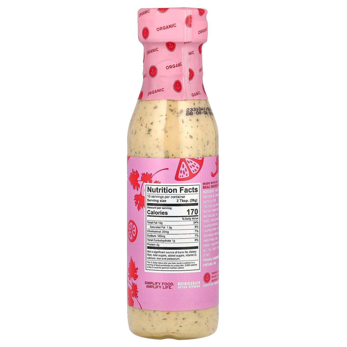 Tessemae's, Pantry, Organic Dressing & Dip, Buffalo Ranch, 10 fl oz (296 ml) - Image 2
