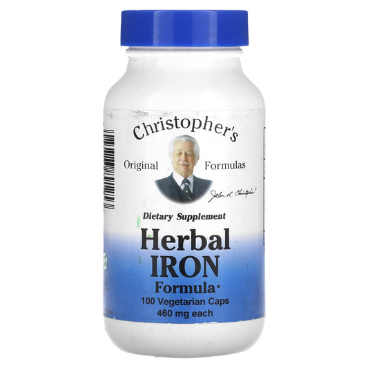 Christopher's Original Formulas: 100% Vegetarian Iron Supplement - Image 1
