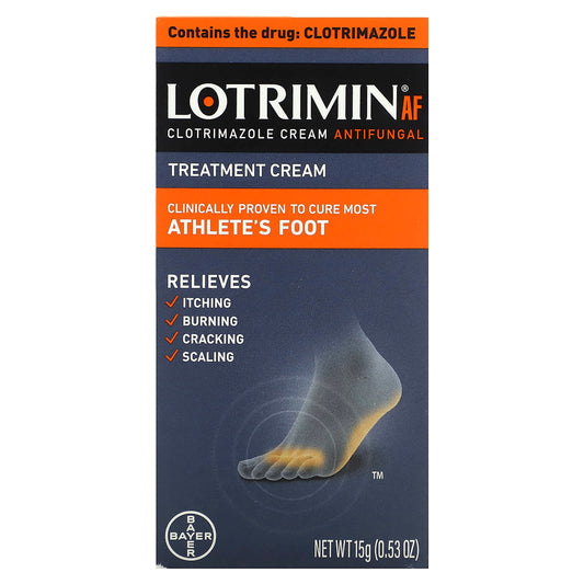 Lotrimin, Athlete's Foot Antifungal Cream, 0.53 oz (15 g) - Image 1