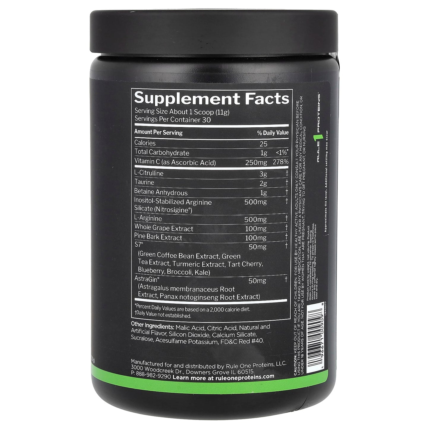 Rule One Proteins, Pump, Cherry Limeade, 11.64 oz (330 g) - Image 2