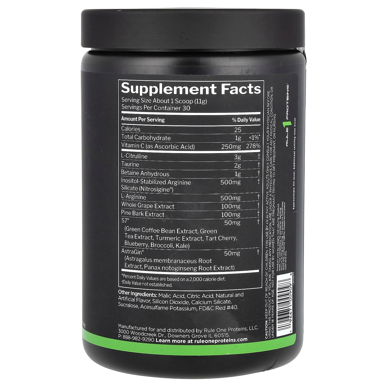 Rule One Proteins, Pump, Cherry Limeade, 11.64 oz (330 g) - Image 2