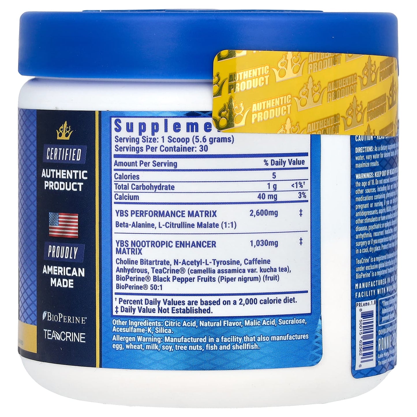 Ronnie Coleman, Signature Series, Yeah Buddy, Sport Preworkout, Lemon Splash, 5.71 oz (162 g) - Image 2
