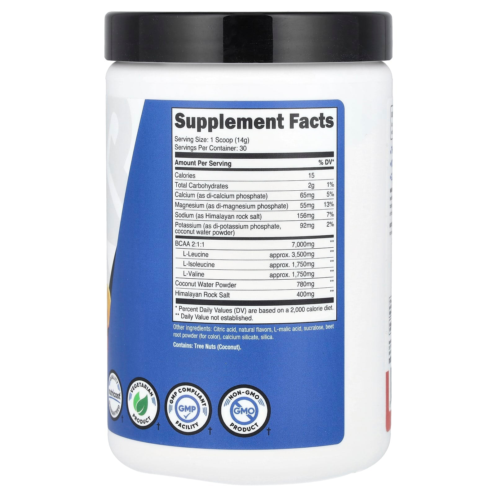 Nutricost, Performance, BCAA+, Raspberry Lemonade, 15.4 oz (432 g) - Image 2