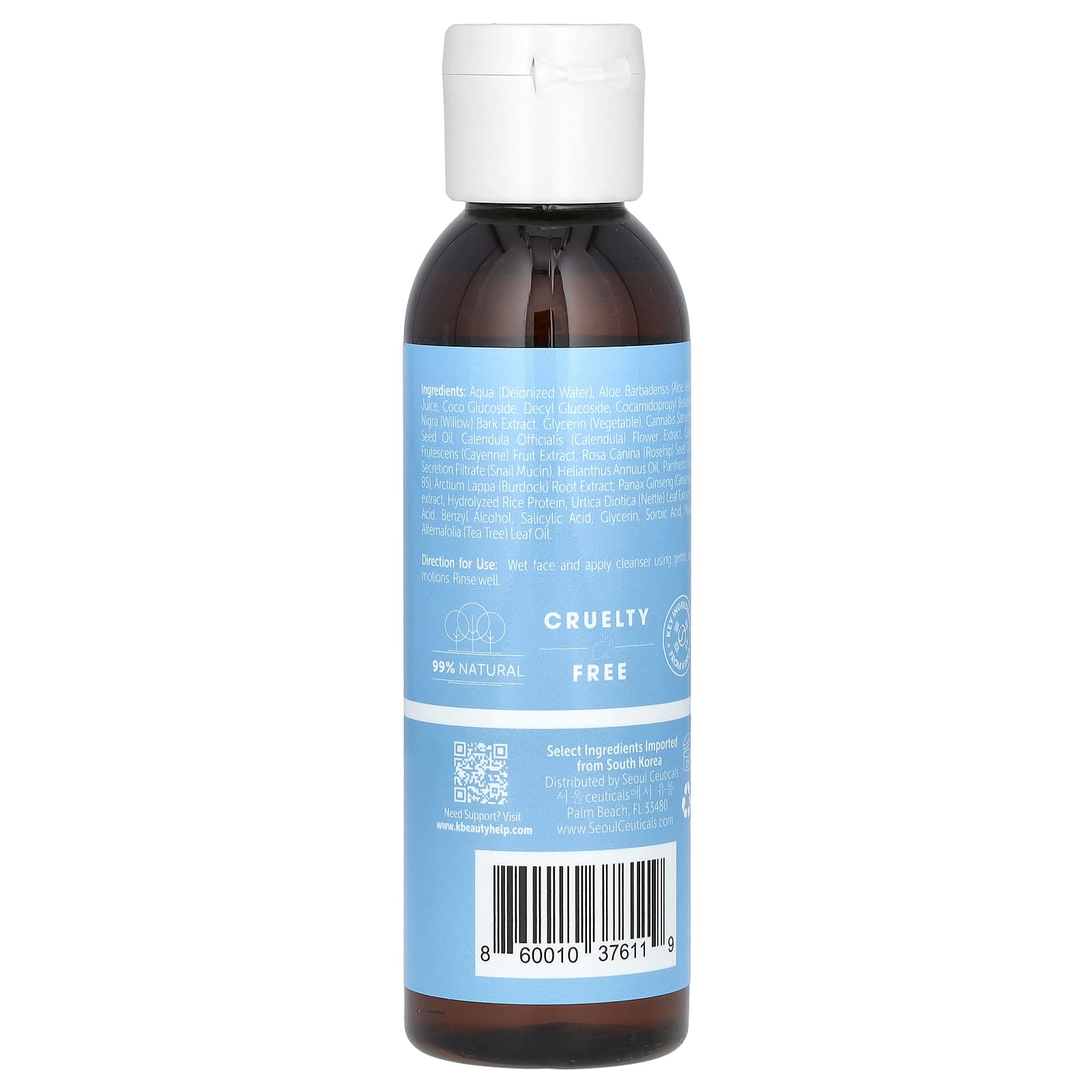 SeoulCeuticals, Miracle Clear Cleanser, 4 fl oz (120 ml) - Image 2