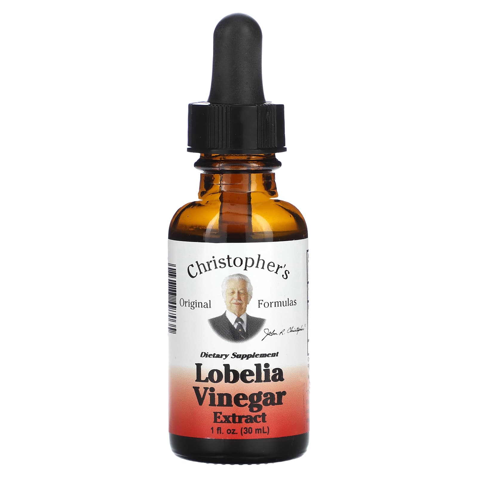 Lobelia Vinegar Extract Supplement | 1 fl oz (30 ml) | Christopher's Original Formulas - Image 1