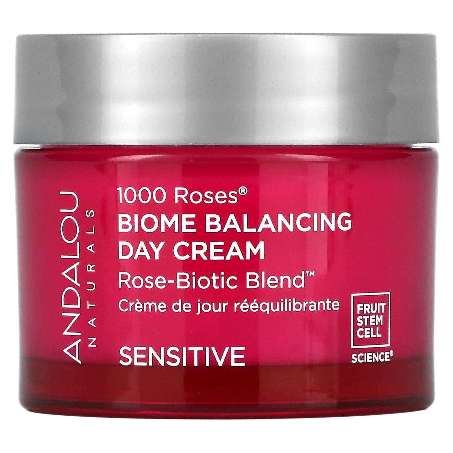 Andalou Naturals Biome Balancing Day Cream for Sensitive Skin, 17 oz - Image 1