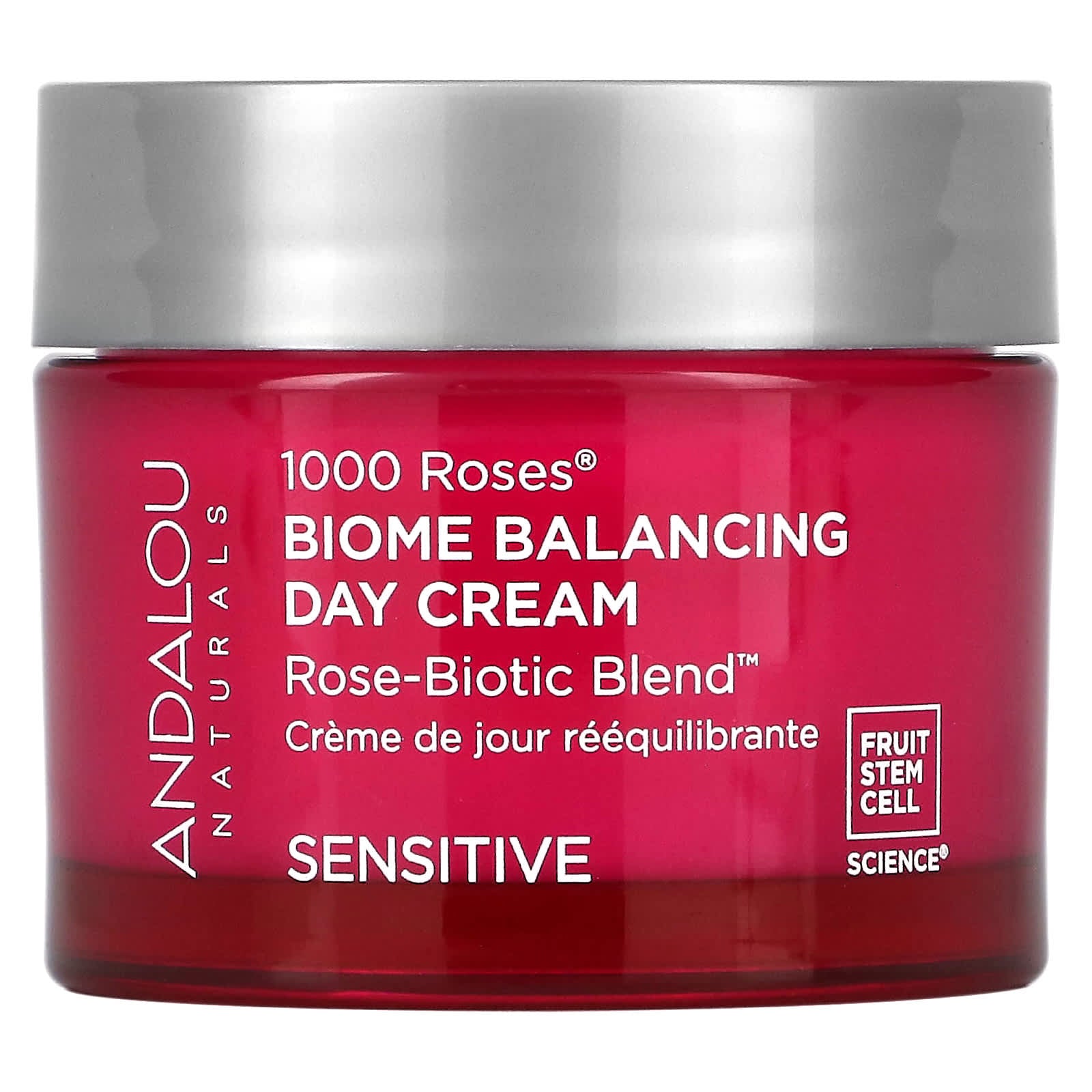 Andalou Naturals Biome Balancing Day Cream for Sensitive Skin, 17 oz - Image 1