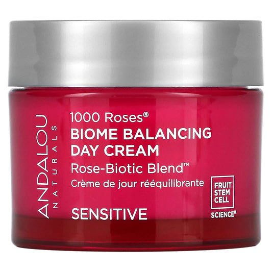 Andalou Naturals Biome Balancing Day Cream for Sensitive Skin, 17 oz - Image 1
