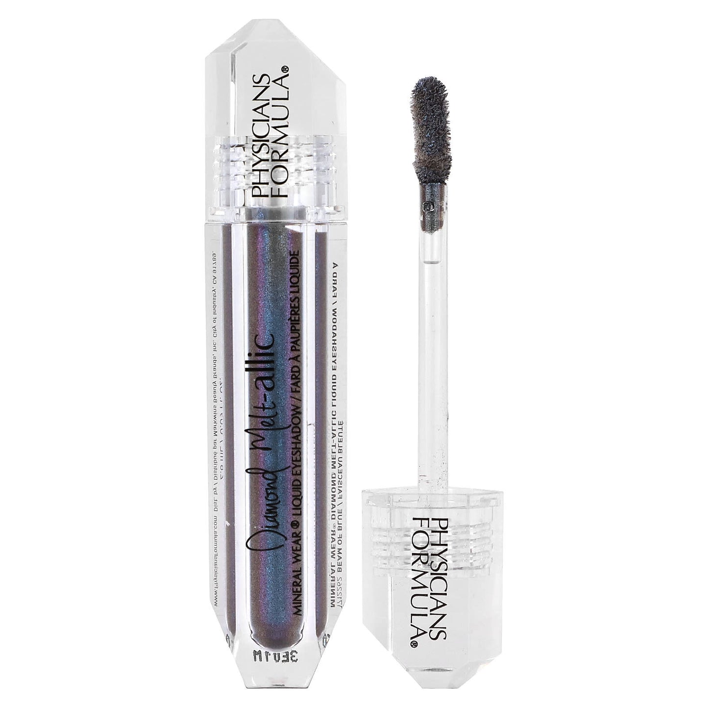 Physicians Formula, Mineral Wear, Diamond Melt-allic Liquid Eyeshadow, 1712262 Beam of Blue, 0.09 fl oz (2.8 ml) - Image 1