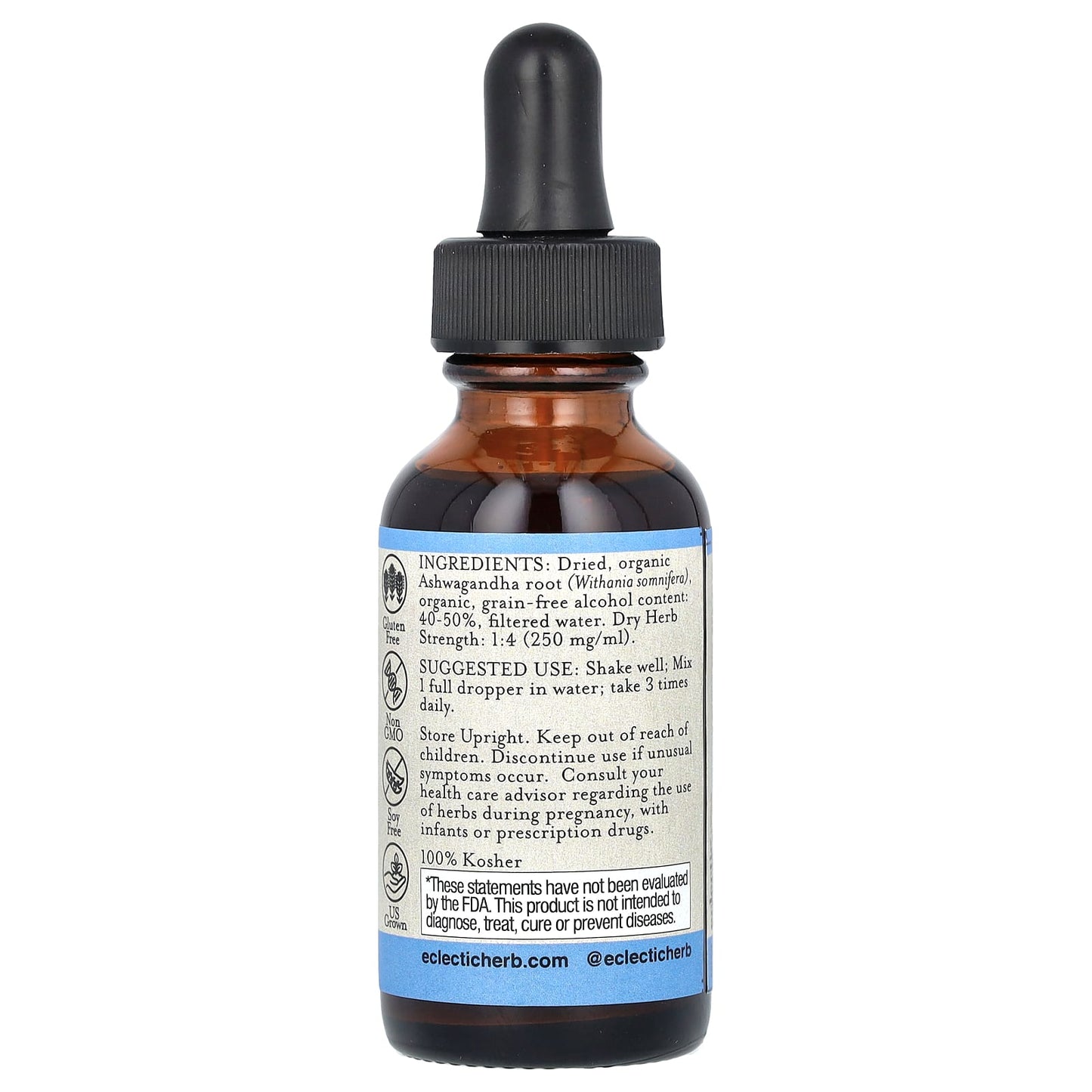 Ashwagandha Extract Stress Support Supplement 250mg 30ml - Image 2