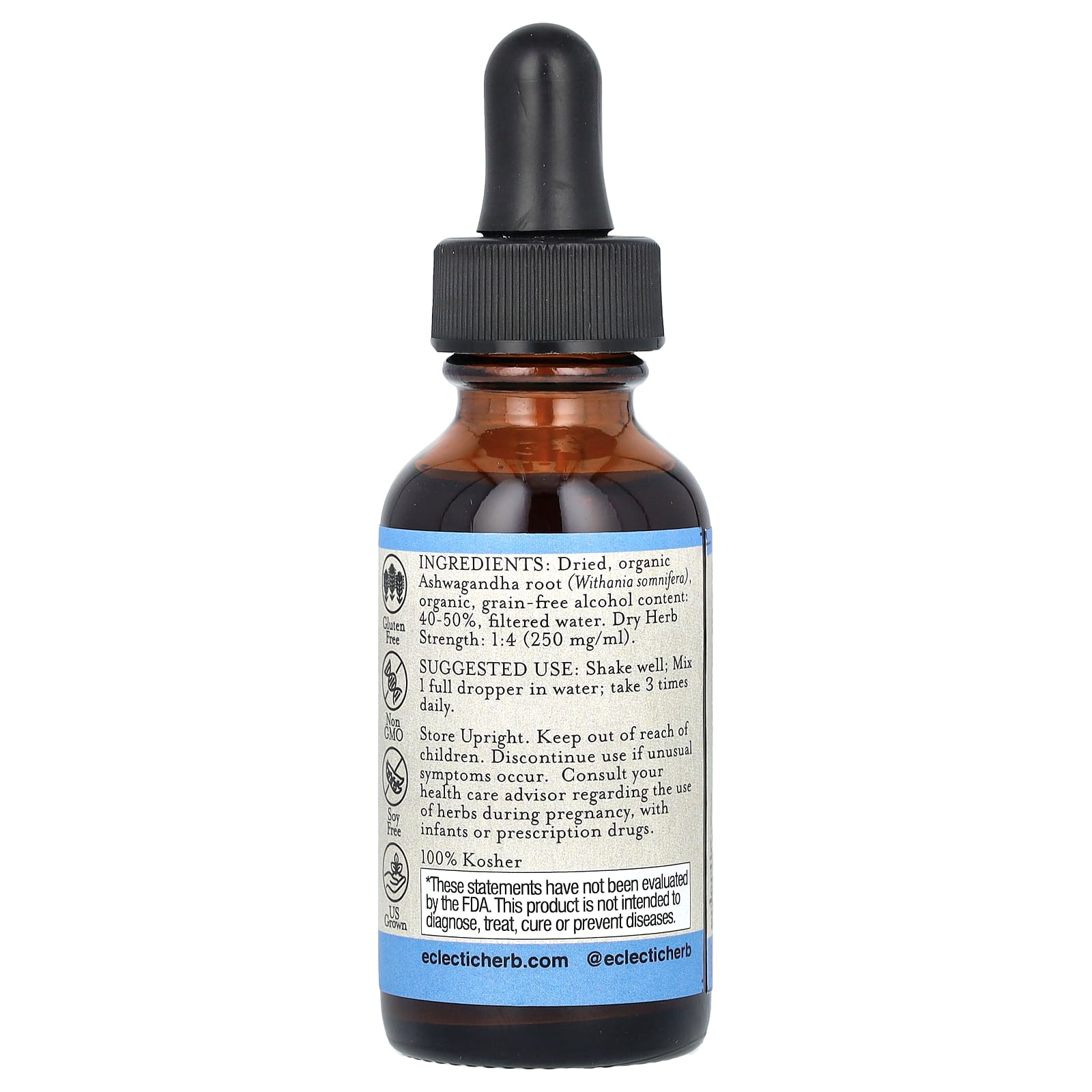 Ashwagandha Extract Stress Support Supplement 250mg 30ml - Image 2