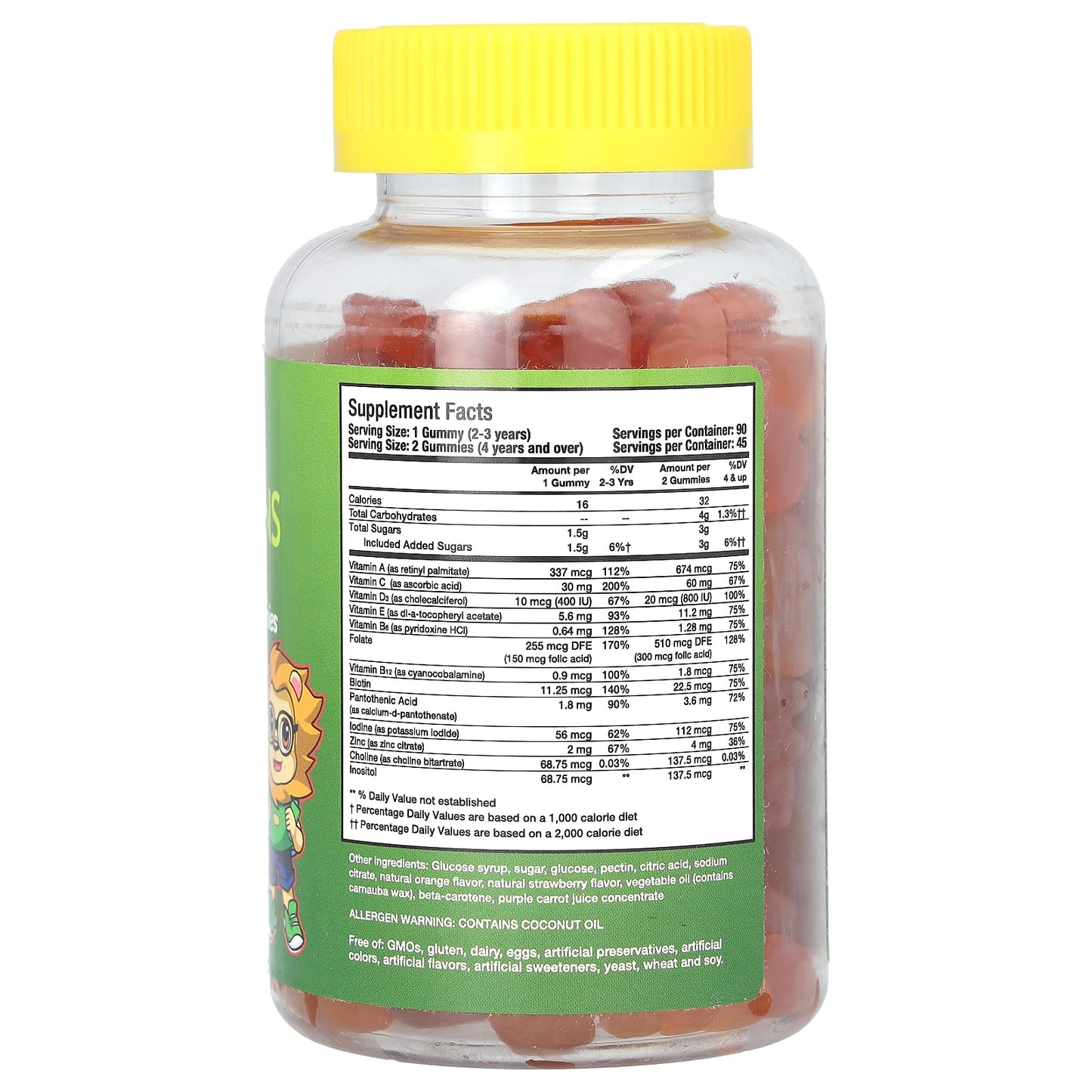 Noor Vitamins, Children's Gummies, Complete , 90 Gummies - Image 2