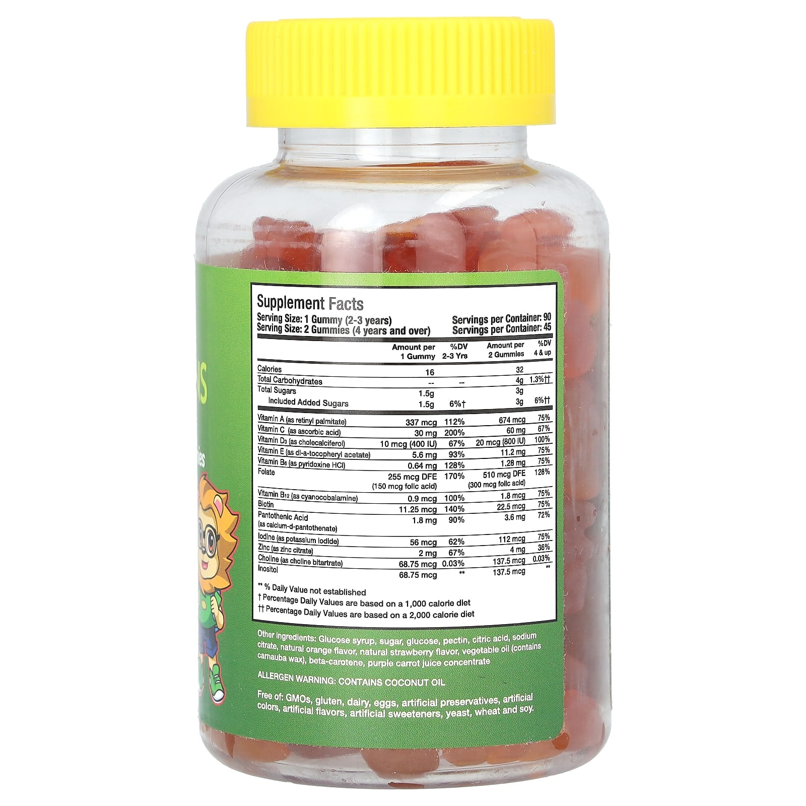 Noor Vitamins, Children's Gummies, Complete , 90 Gummies - Image 2