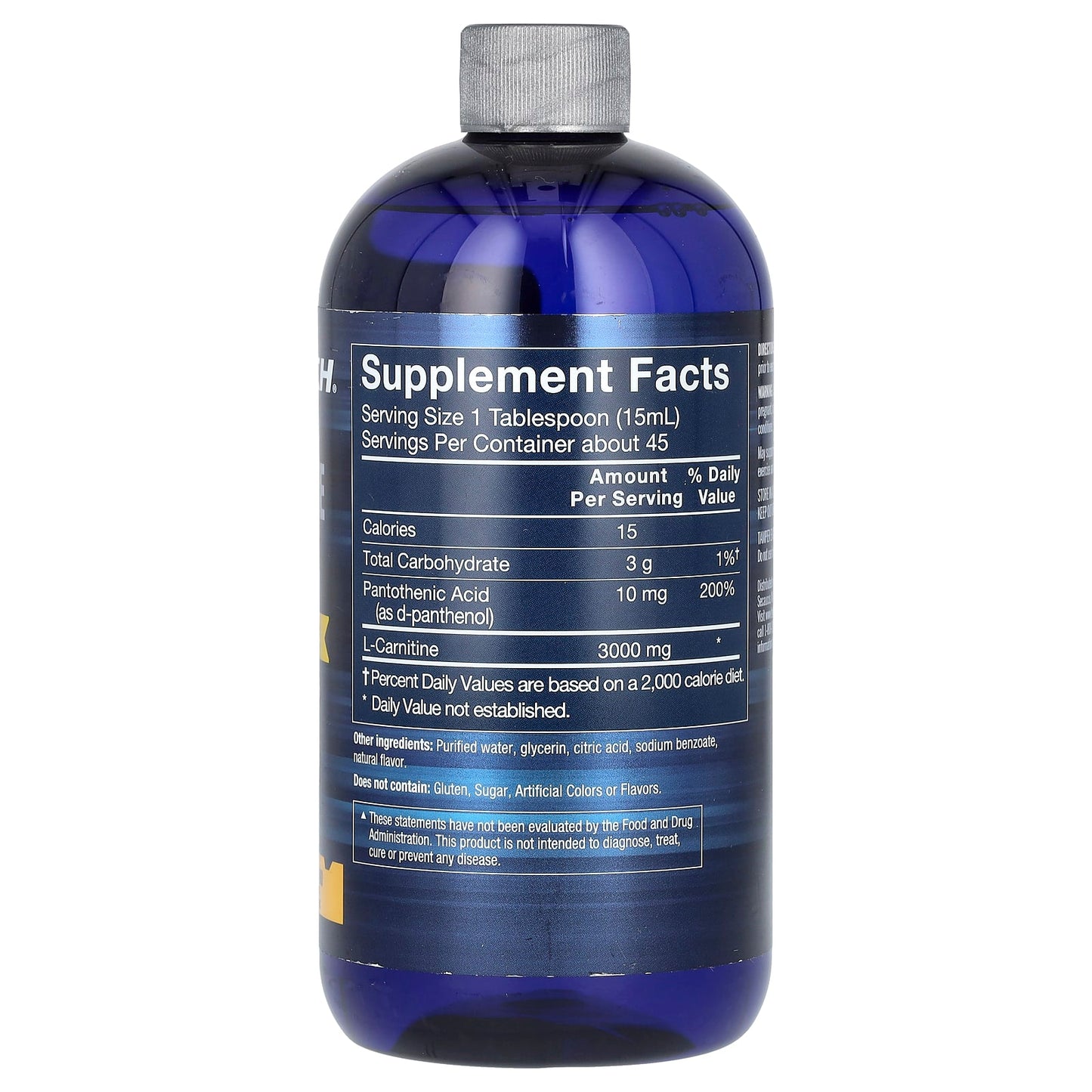 L-Carnitine 3000 Liquid Supplement for Energy & Weight Management - Image 2