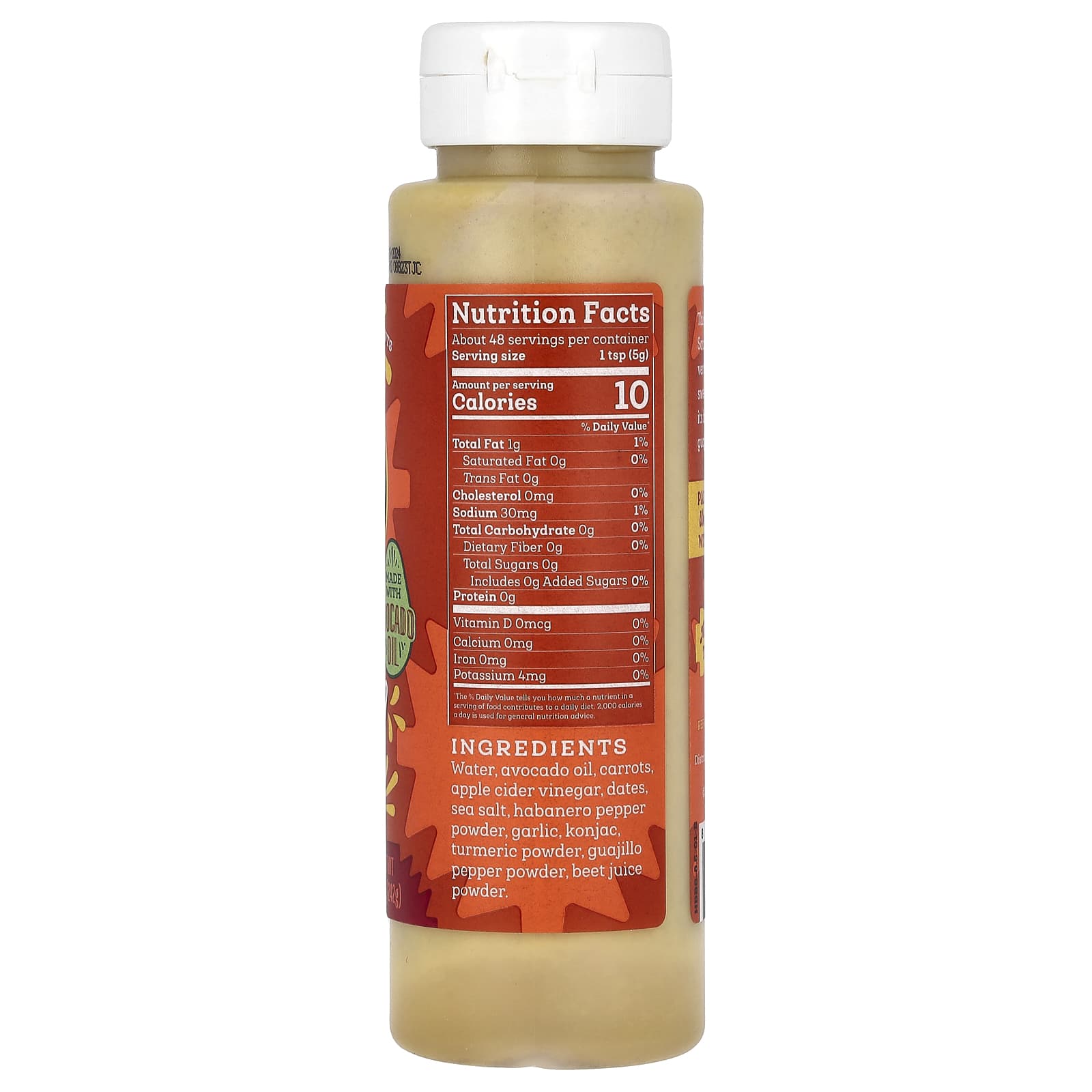 Siete, Creamy Habanero Botana Sauce, 8.5 oz (242 g)