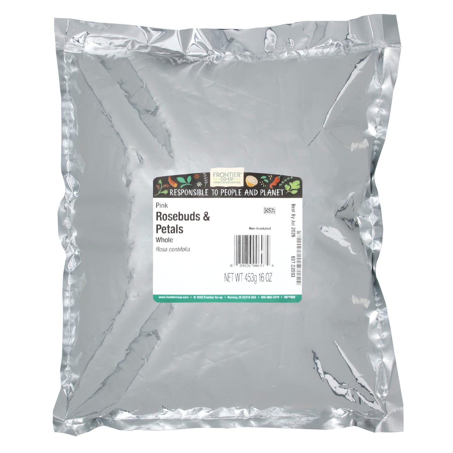 Frontier Co-op Whole Pink Rosebuds & Petals, Natural Potpourri & Aromatherapy - Image 2