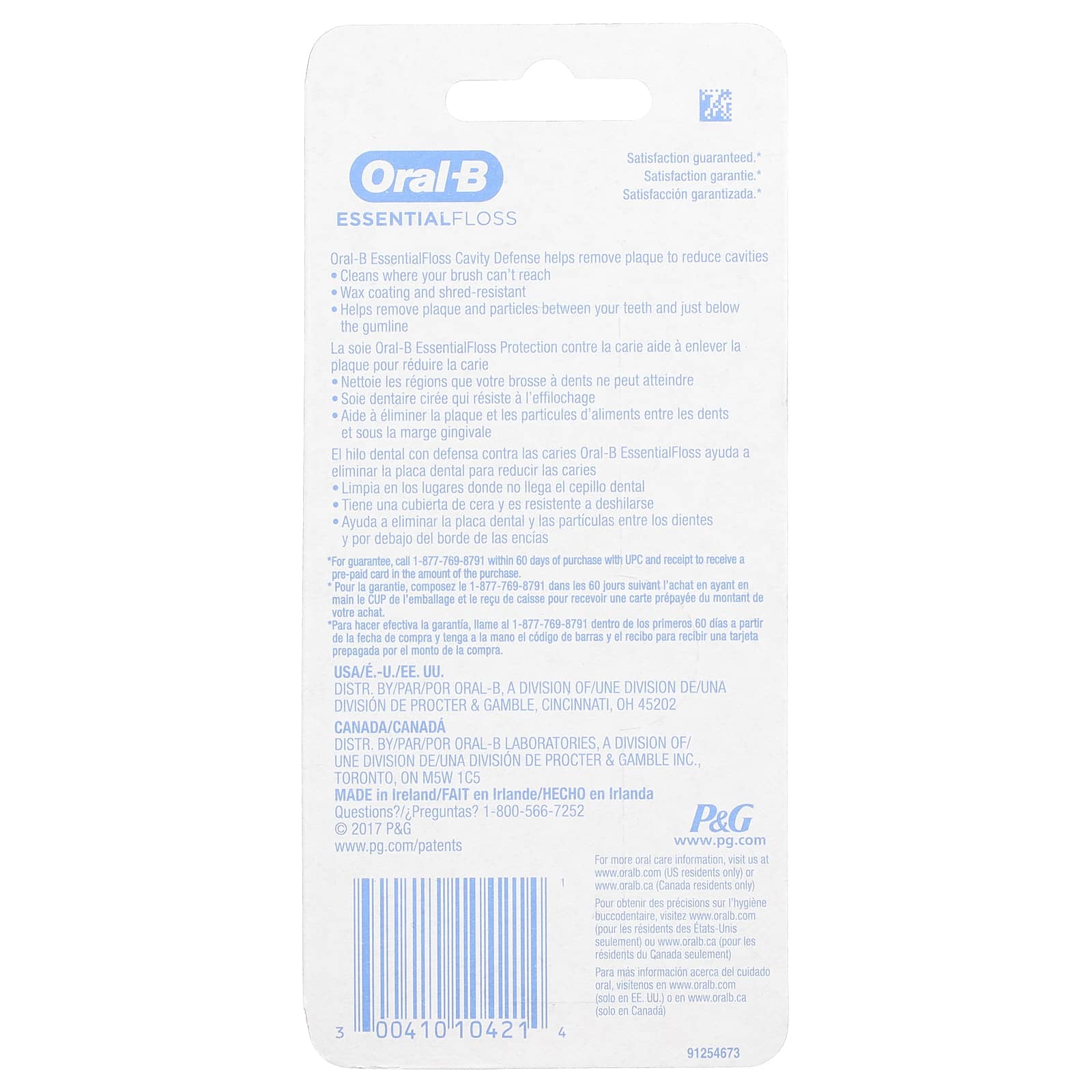 Oral-B, EssentialFloss™, Value Pack, Mint, 2 Pack, 54 yd (50 m) Each - Image 2