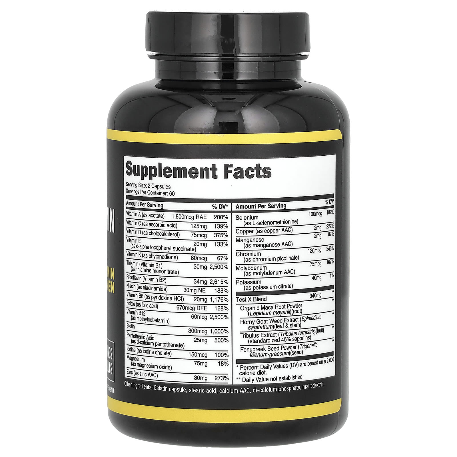 Primaforce, Multivitamin For Men, 120 Capsules - Image 2