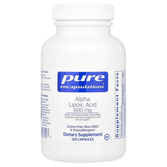 Pure Encapsulations, Alpha Lipoic Acid, 600 mg, 120 Capsules - Image 1