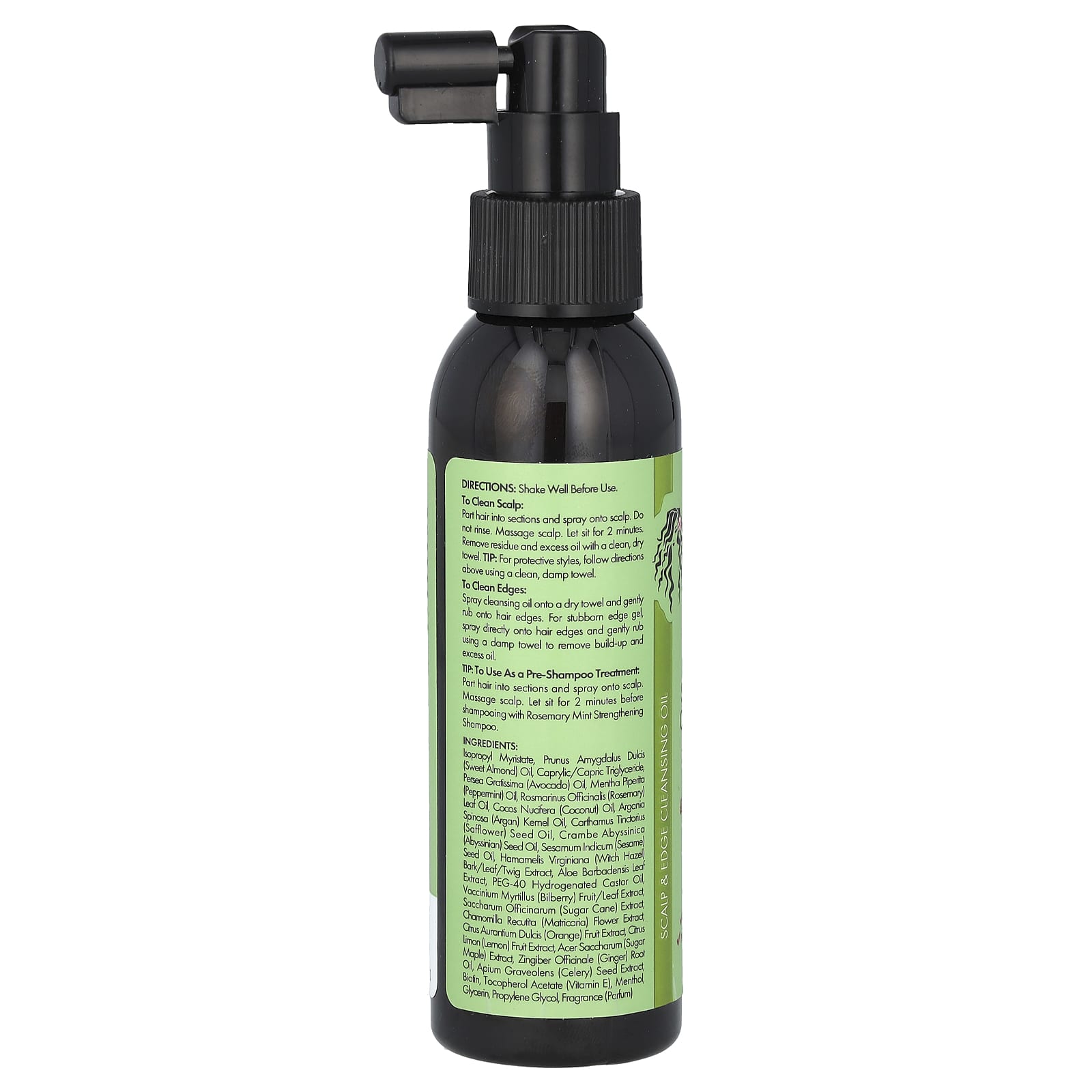 Mielle, Strengthening Scalp & Edge Cleansing Oil, Rosemary Mint, 4 fl oz (118 ml) - Image 2