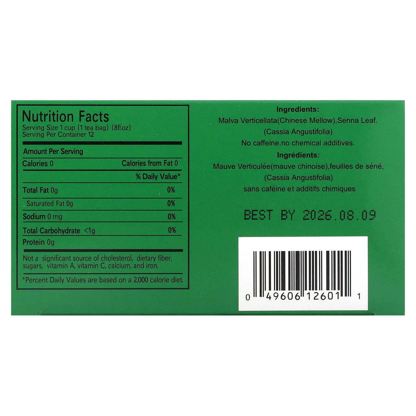 Uncle Lee's Tea, Dieters' 100% Natural Herbal Drink, No Caffeine, 12 Tea Bags, 0.85 oz (24 g) - Image 2