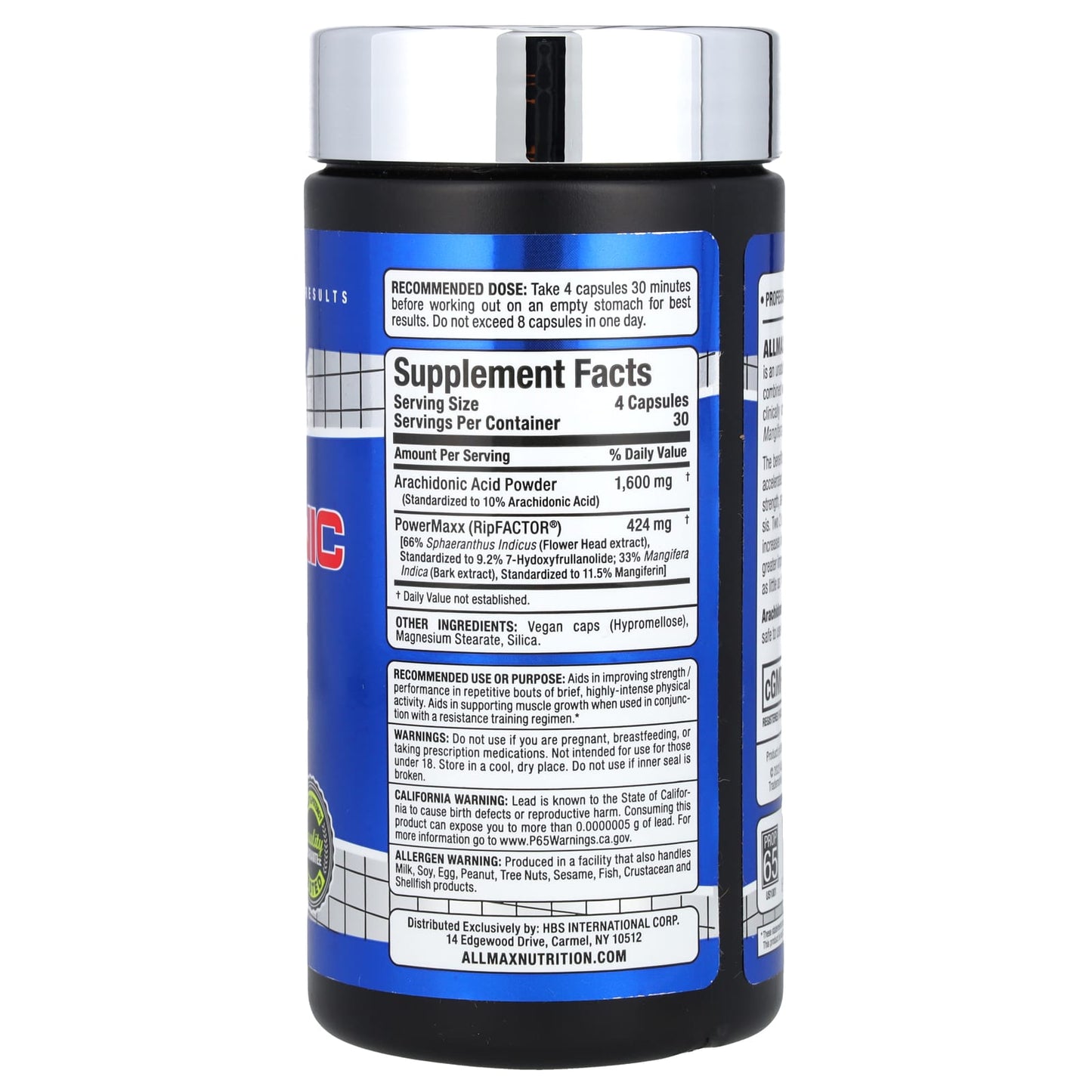 Boost Strength & Endurance with ALLMAX Arachidonic Acid+ - Image 2