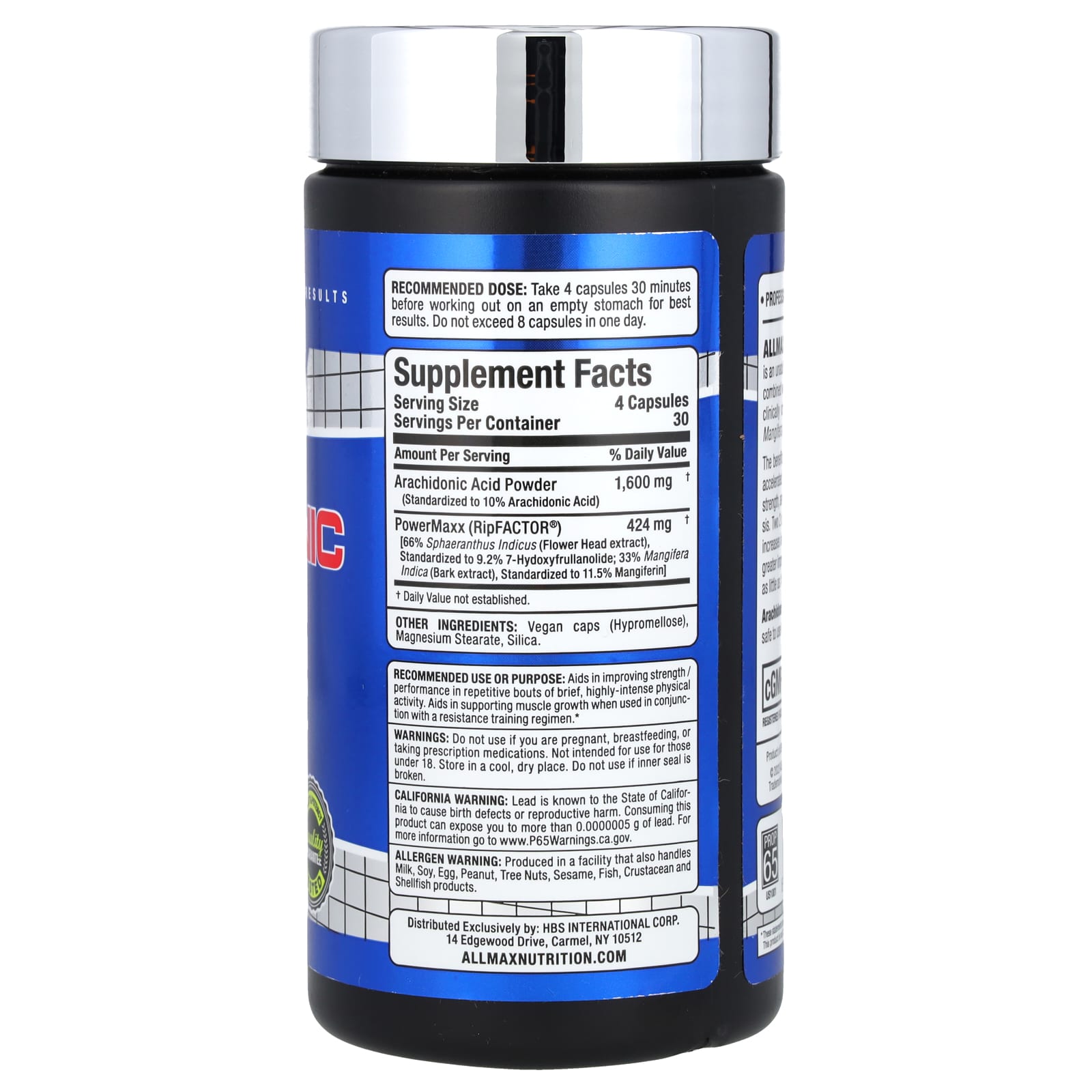 Boost Strength & Endurance with ALLMAX Arachidonic Acid+ - Image 2