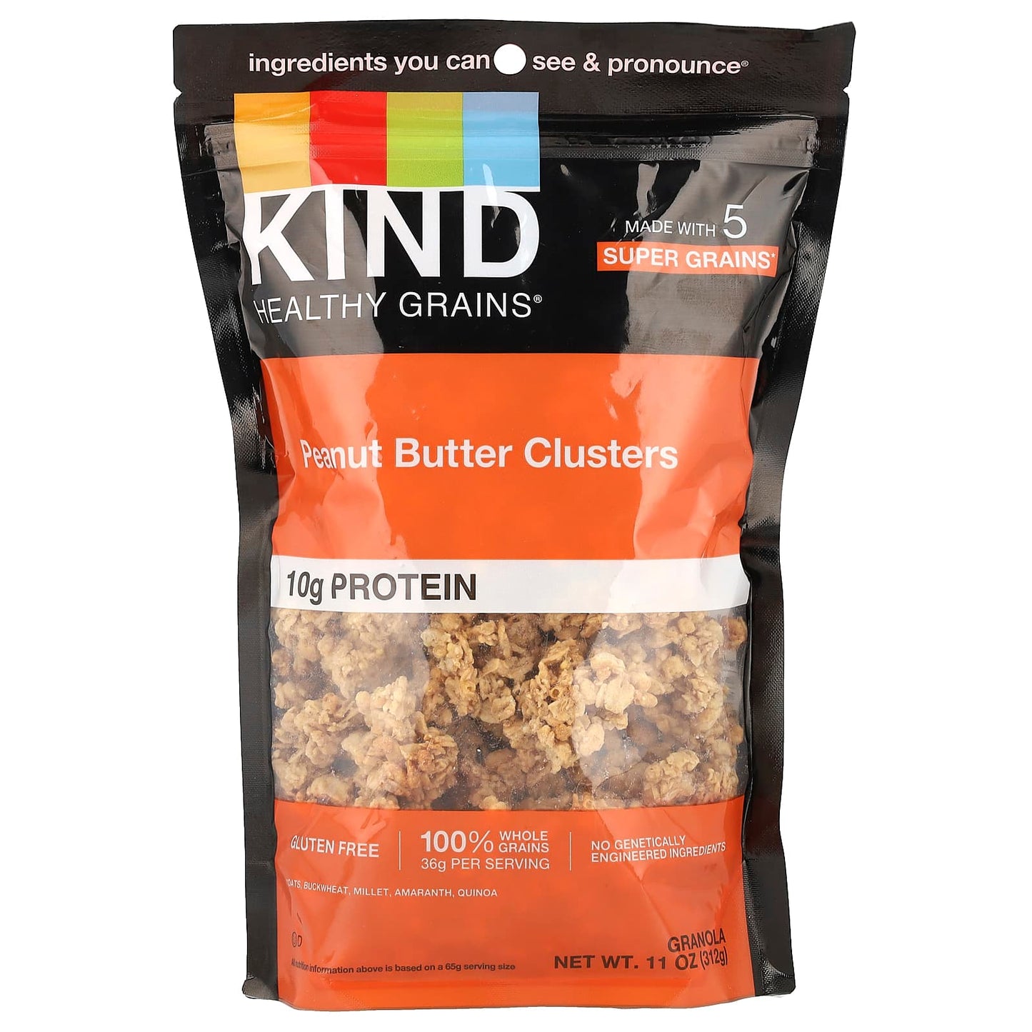 KIND Bars, Healthy Grains®, Granola Clusters, Peanut Butter, 11 oz (312 g) - Image 1