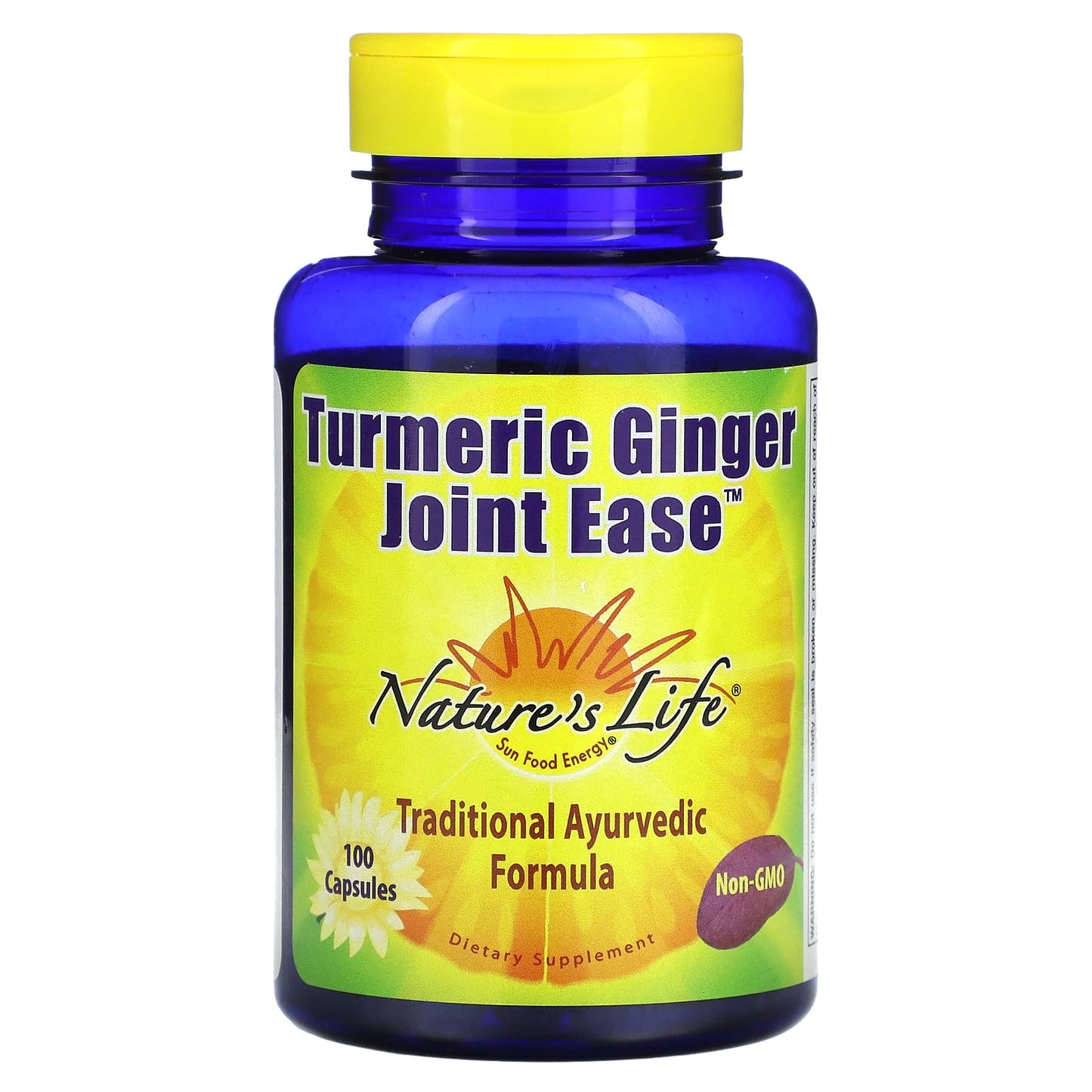 Nature's Life, Turmeric Ginger Joint Ease, 100 Capsules - Image 1