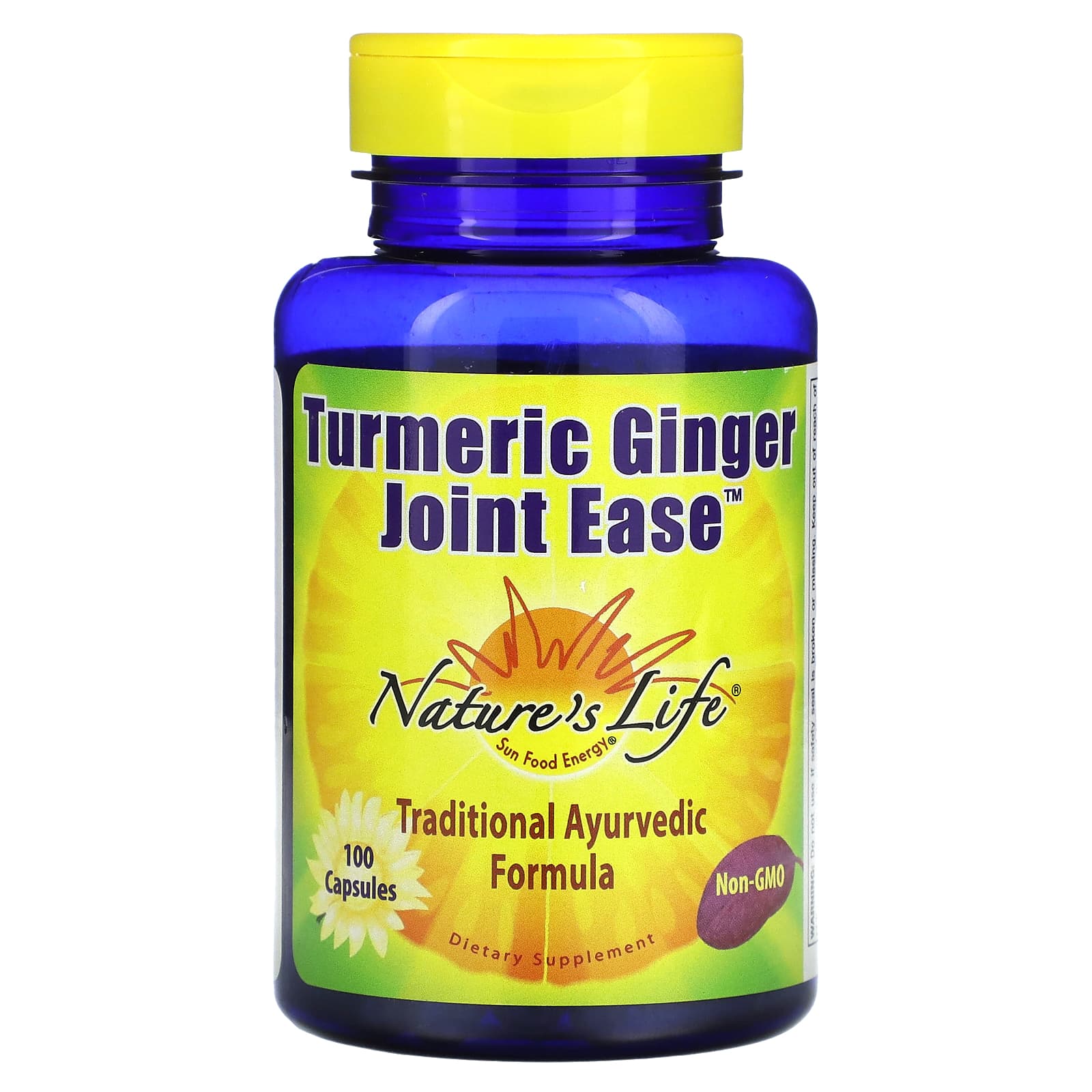 Nature's Life, Turmeric Ginger Joint Ease, 100 Capsules - Image 1