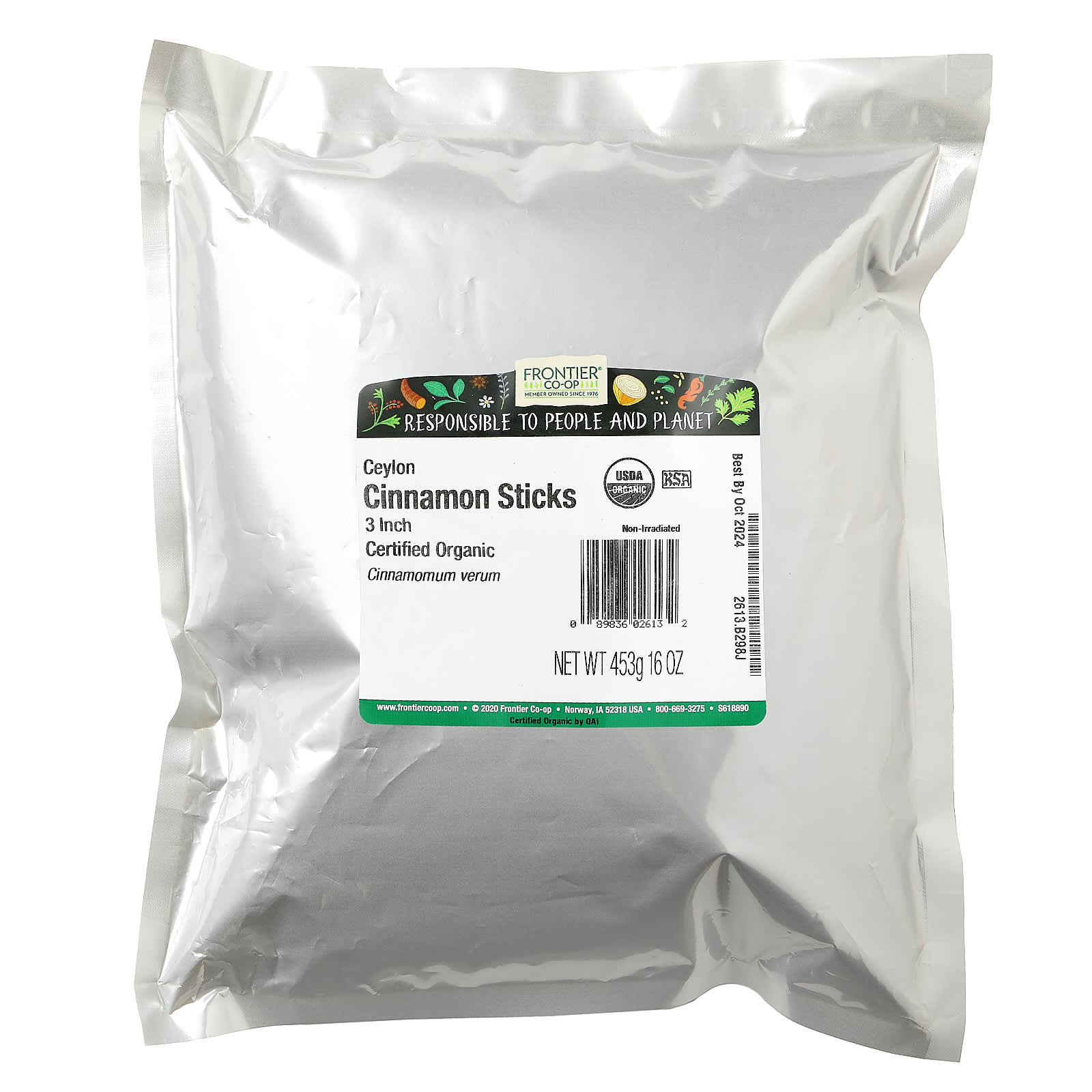 Frontier Co-op Organic Ceylon Cinnamon Sticks 16oz - Image 2