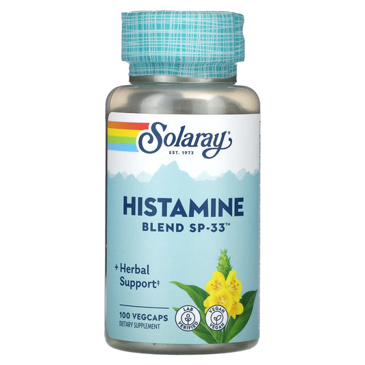 Solaray, Histamine Blend SP-33, 100 VegCaps - Image 1