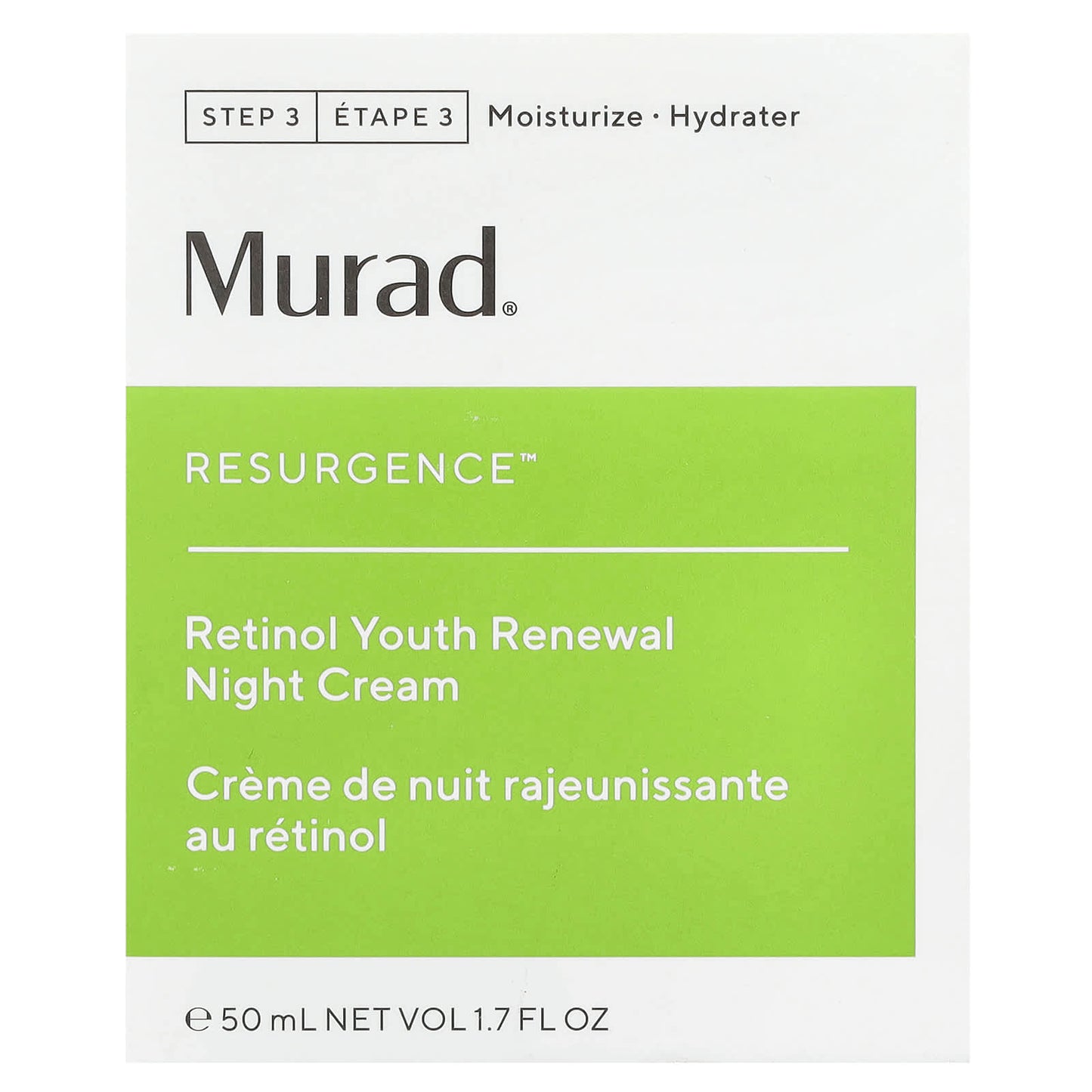 Murad, Resurgence, Retinol Youth Renewal Night Cream, 1.7 fl oz (50 ml) - Image 2