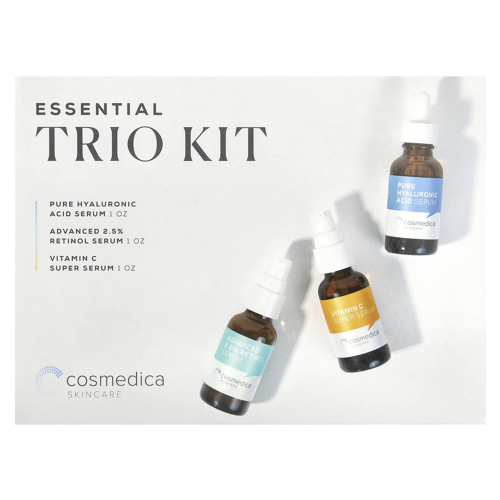 Cosmedica Skincare Essential Trio Kit - Anti-Aging Regime for Youthful Glow - Image 2