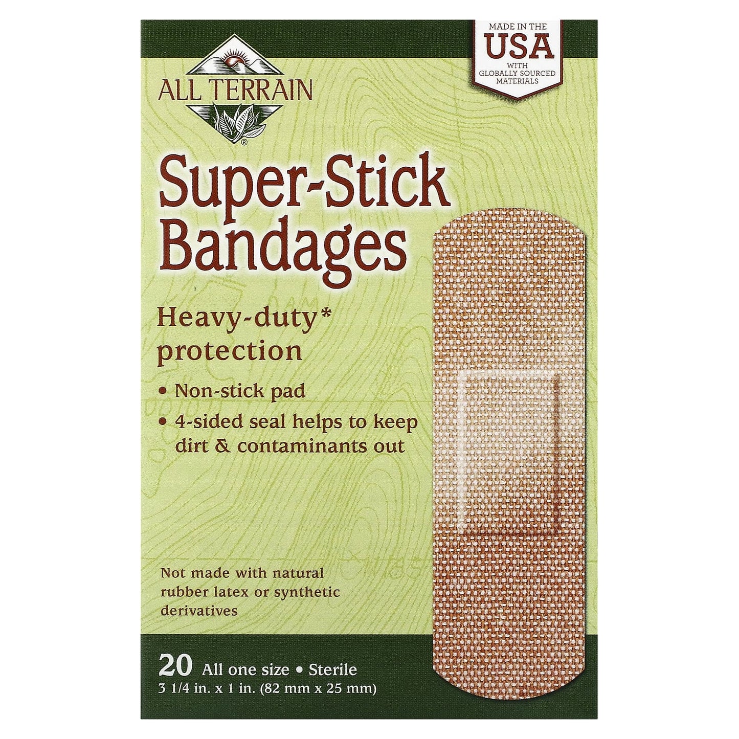 All Terrain Super-Stick Bandages for Minor Injuries - Image 1
