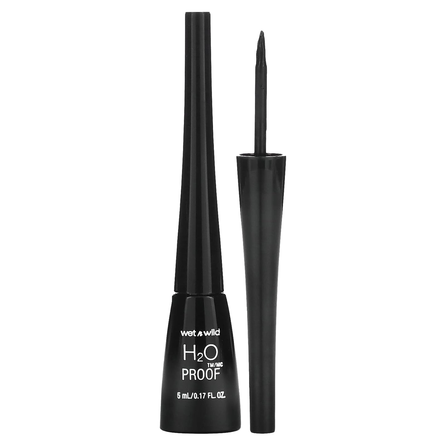 wet n wild, H2OProof, Liquid Eyeliner, 879 Black, 0.17 fl oz (5 ml) - Image 1