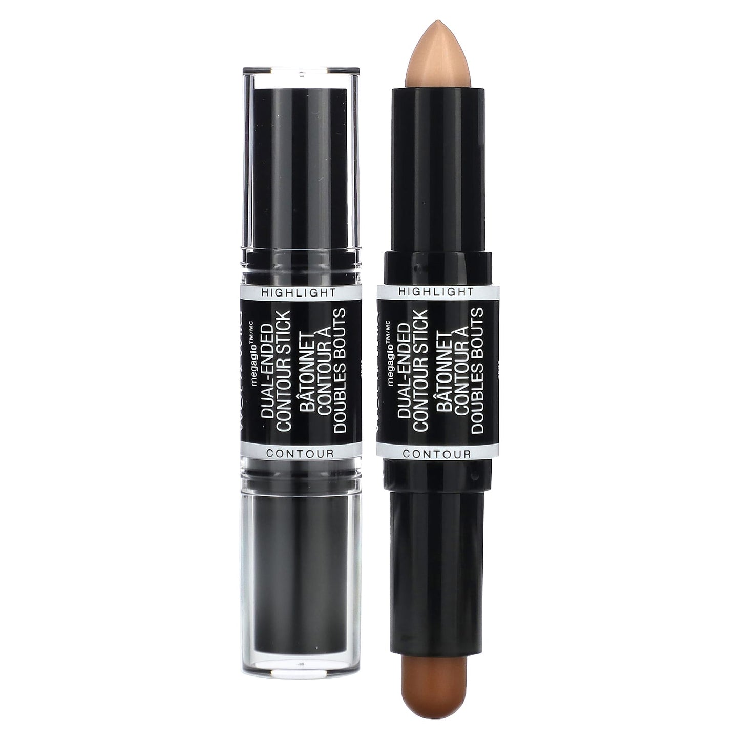 wet n wild, MegaGlo, Dual-Ended Contour Stick, Medium/Tan, 0.28 oz (8 g) - Image 1