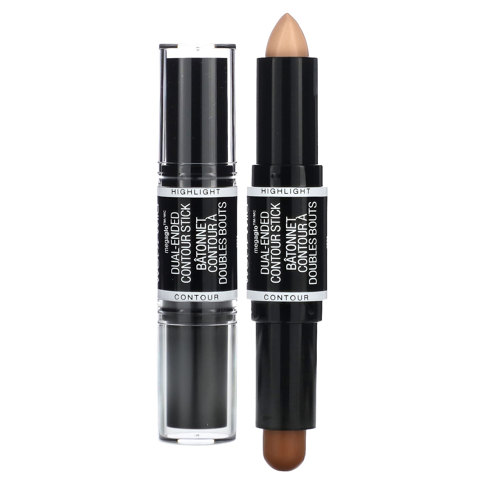 wet n wild, MegaGlo, Dual-Ended Contour Stick, Medium/Tan, 0.28 oz (8 g) - Image 1