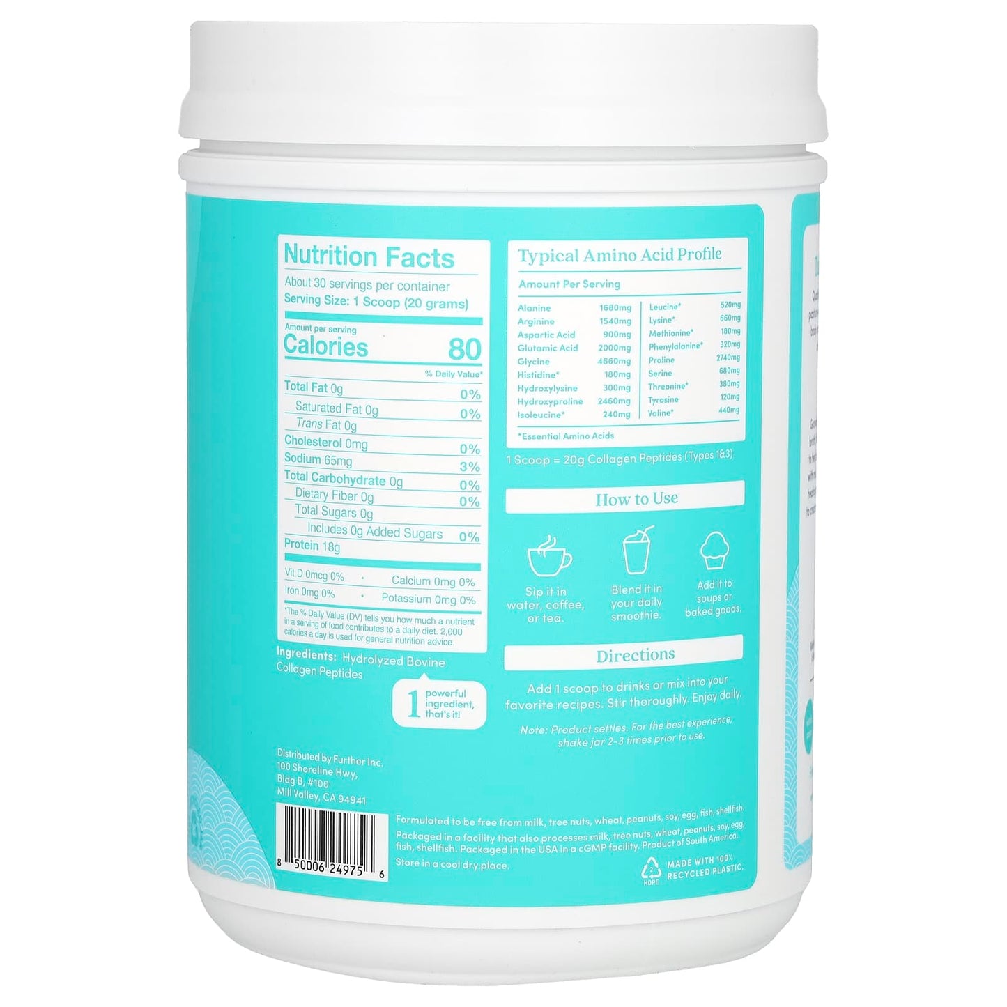 Grass-Fed Collagen Peptides for Skin, Hair, and Joint Support - Image 2