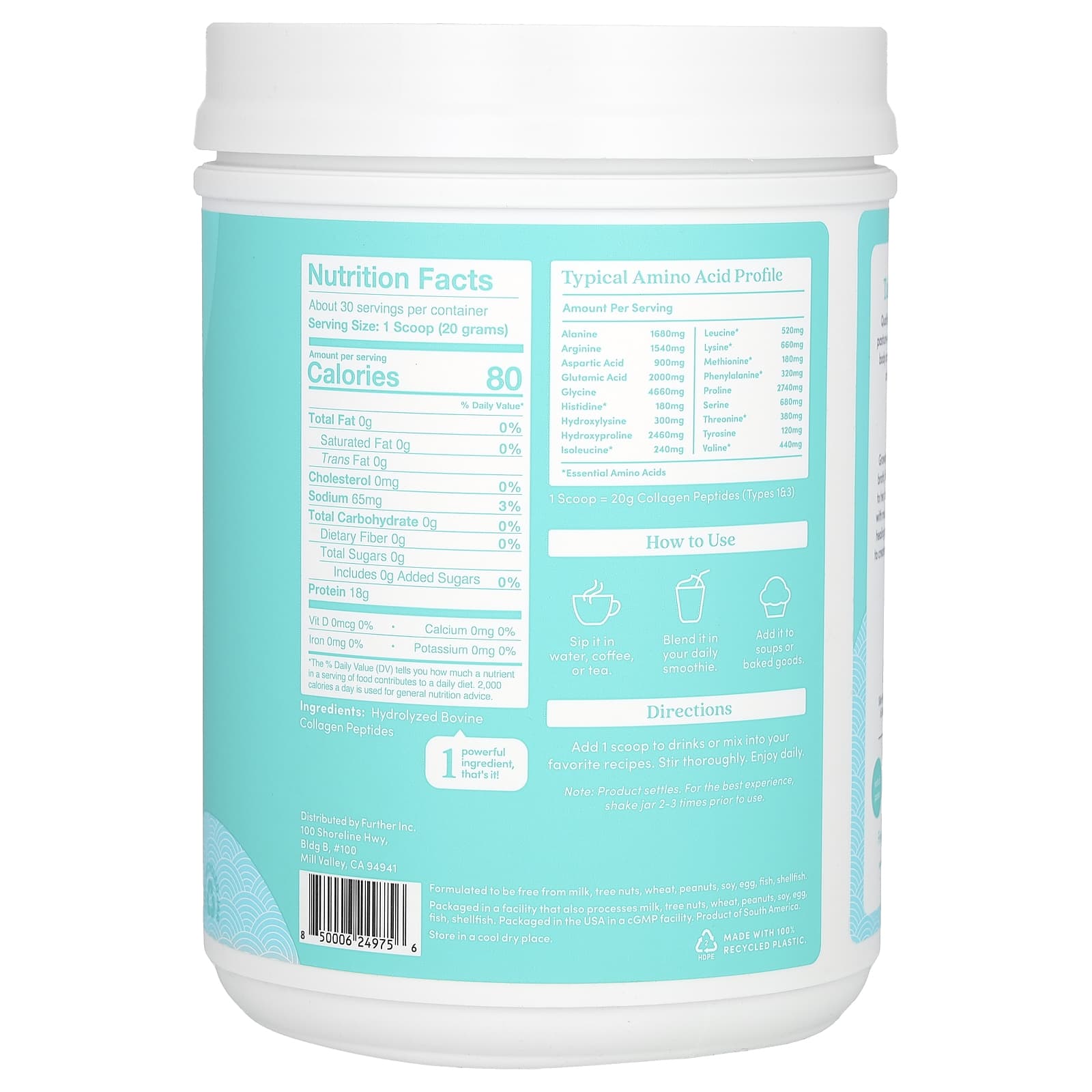 Grass-Fed Collagen Peptides for Skin, Hair, and Joint Support - Image 2