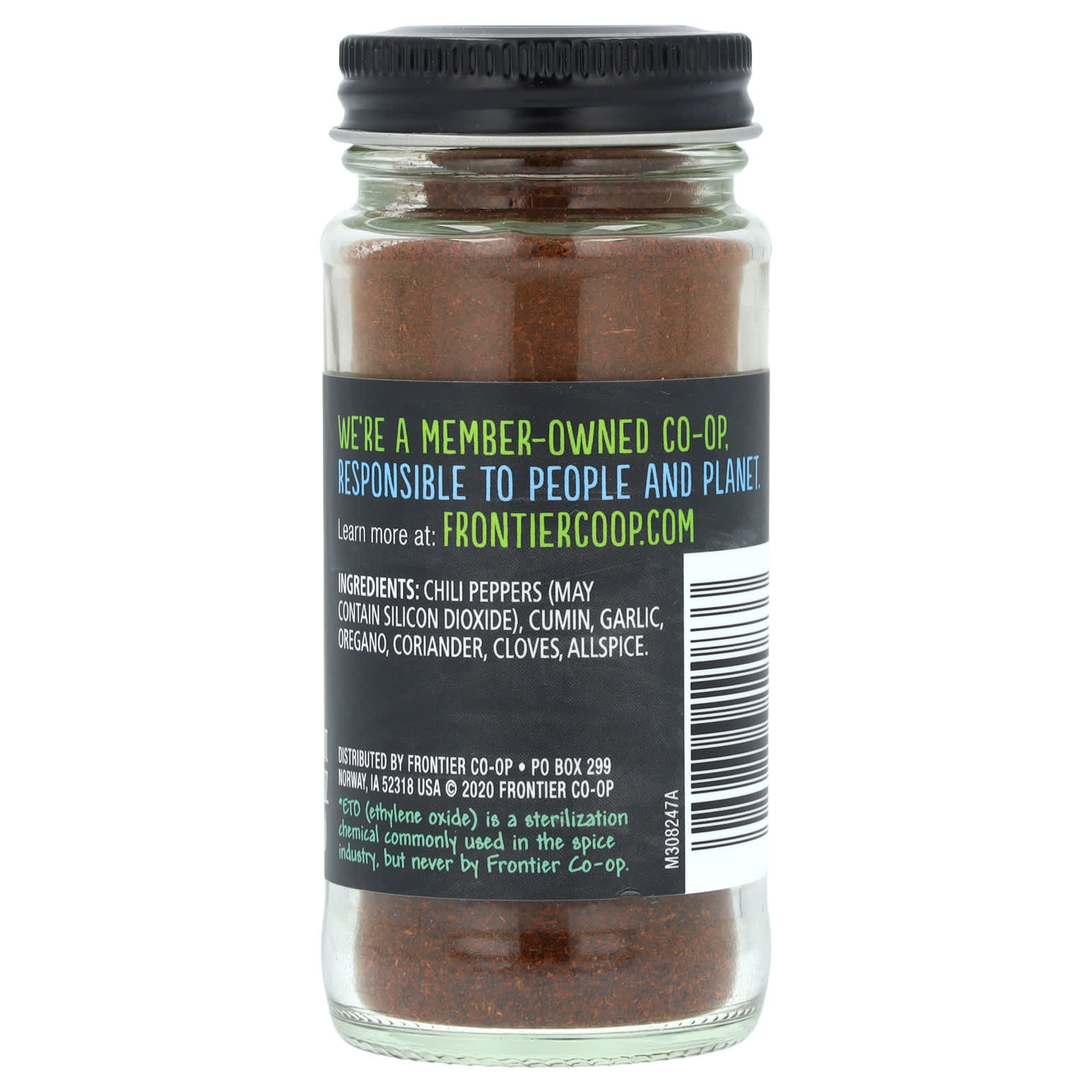 Frontier Co-op Chili Powder Blend with Cumin, Garlic & Oregano, 1.76 oz - Image 2