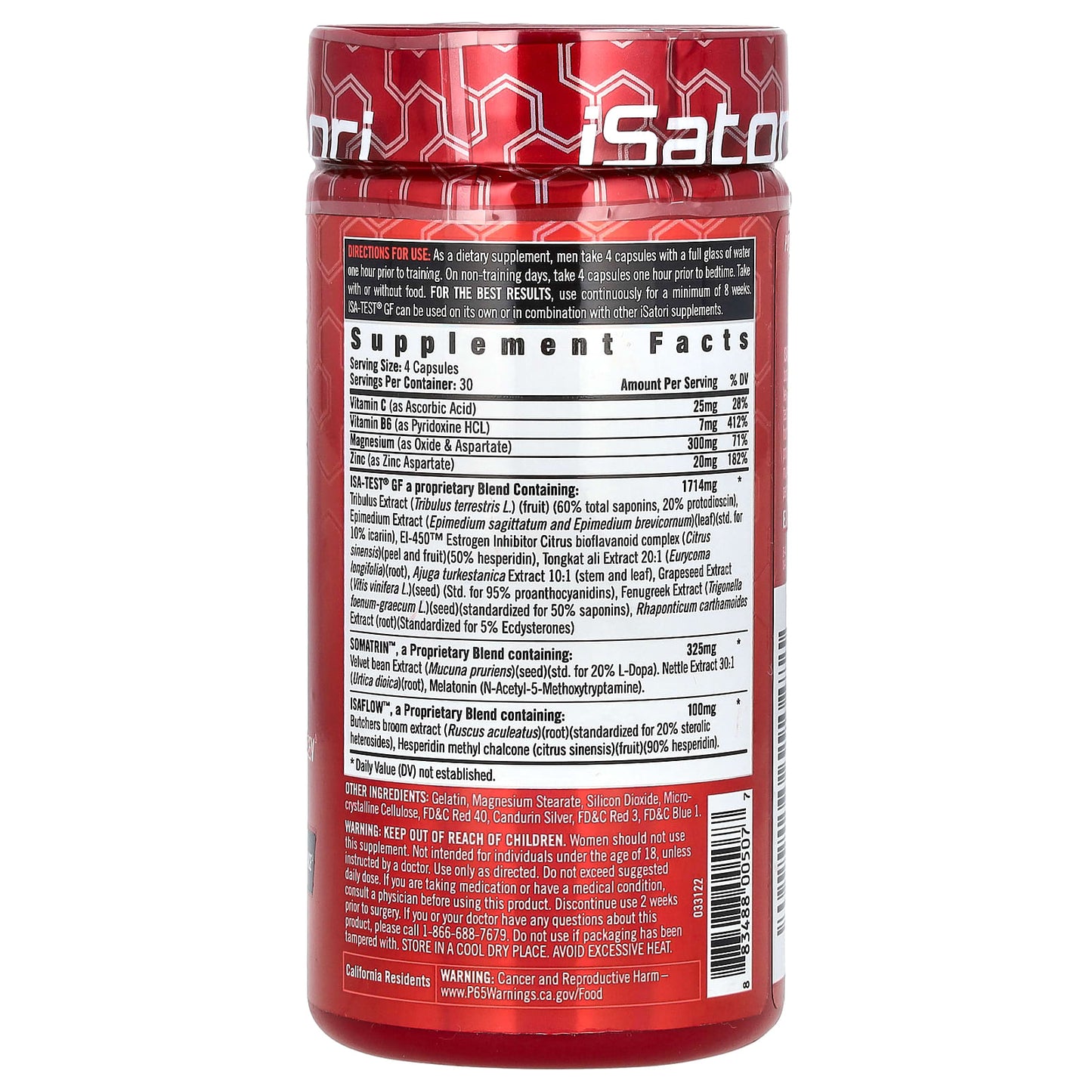 Unlock Maximum Testosterone & Strength with Isatori ISA-Test GF - Image 2