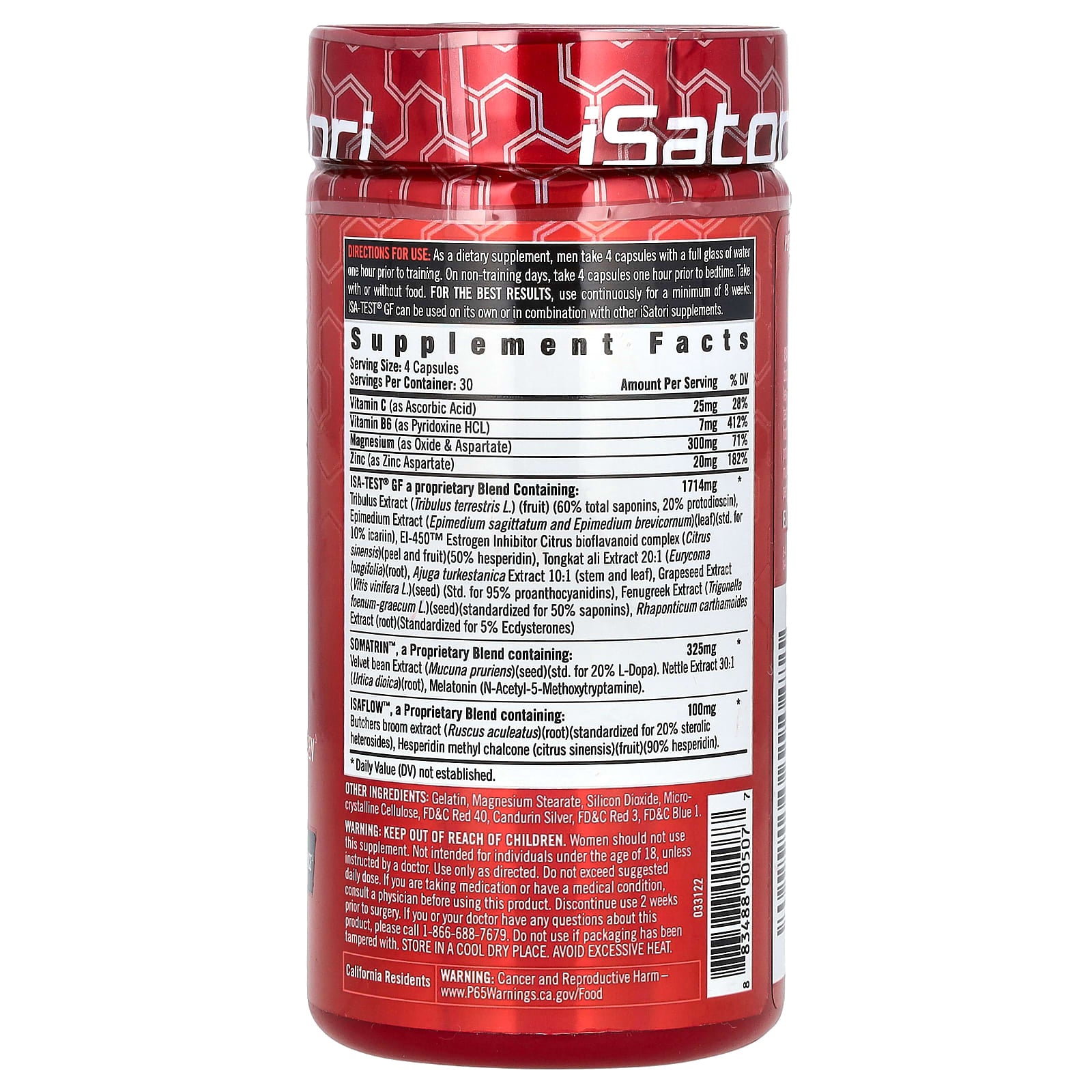 Unlock Maximum Testosterone & Strength with Isatori ISA-Test GF - Image 2