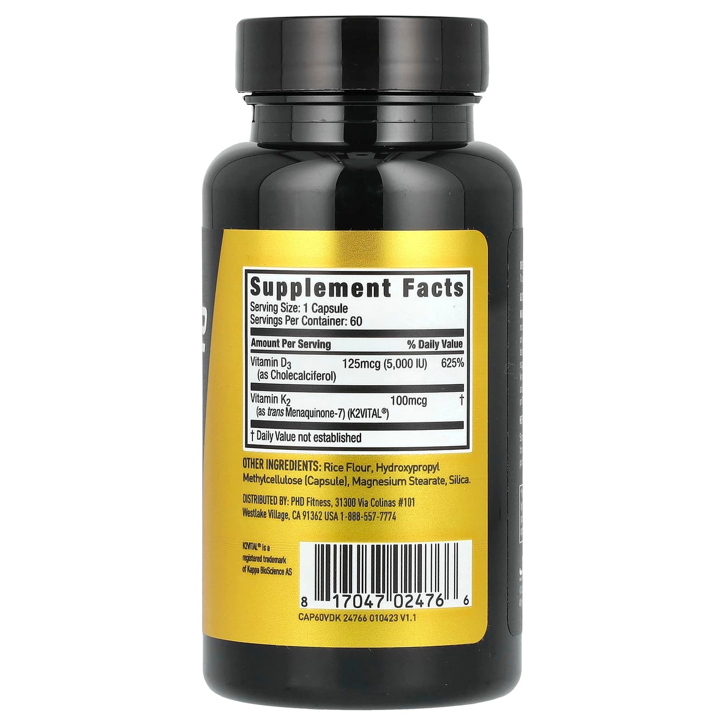 JYM D3+K2 Supplement for Stronger Bones, Immune & Heart Health - Image 2