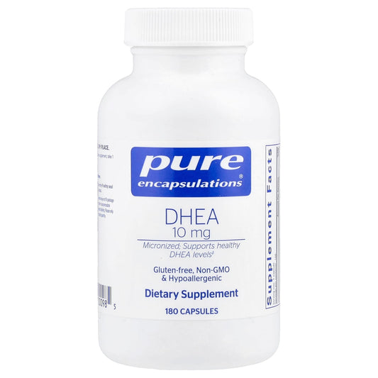 Pure Encapsulations, DHEA, 10 mg, 180 Capsules - Image 1
