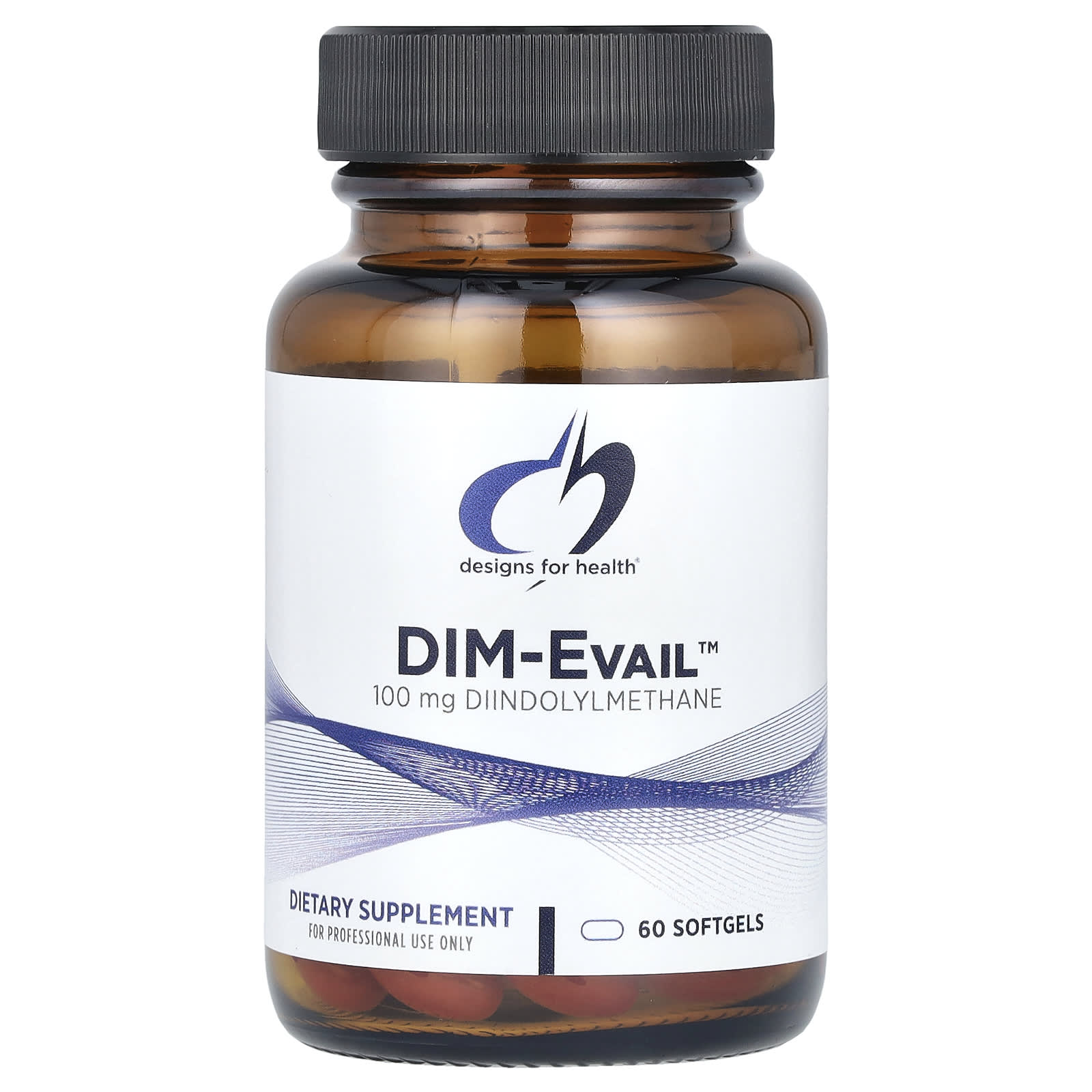 DIM-Evail&trade; 100mg 60 Softgels for Women's Health and Hormone Balance - Image 1