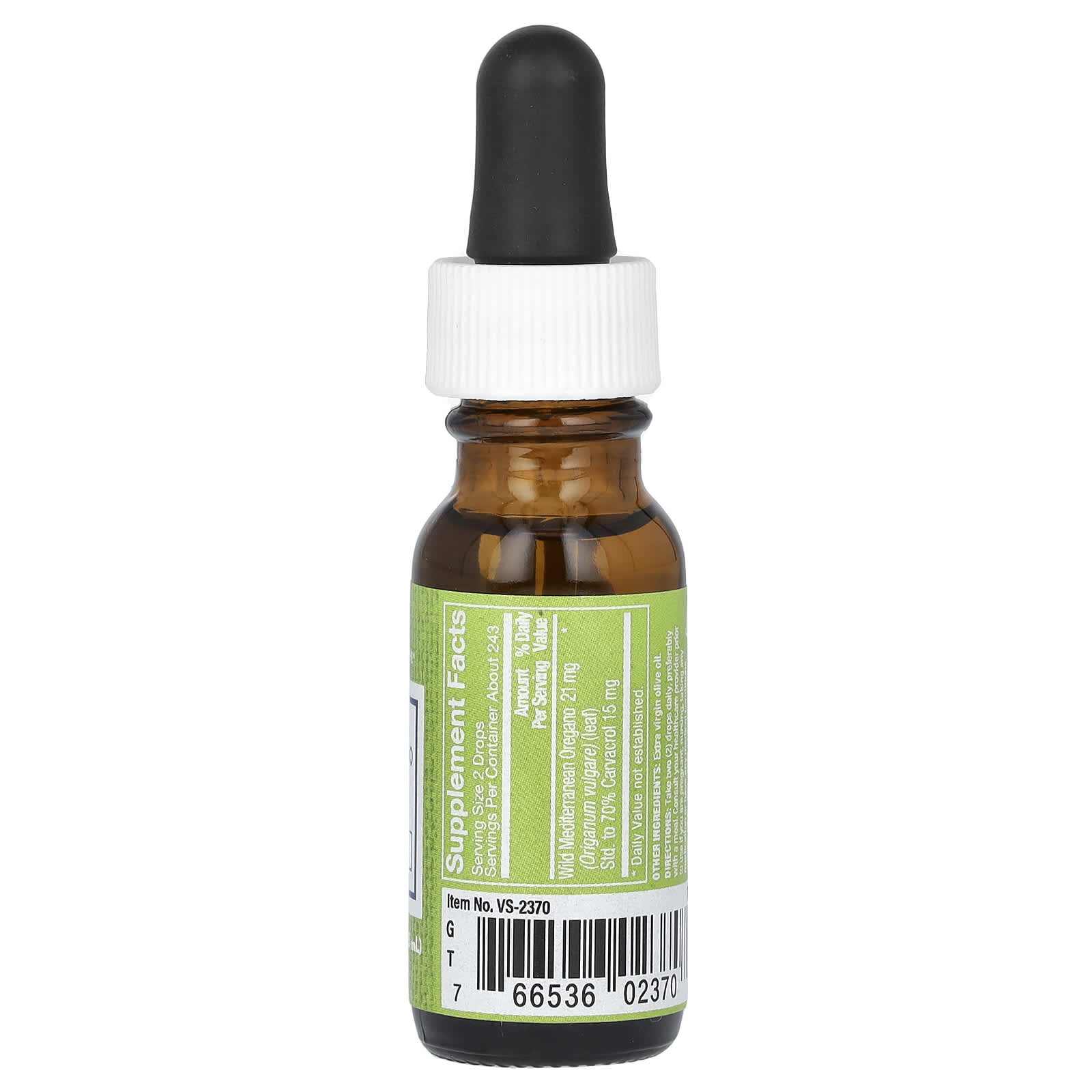 The Vitamin Shoppe, Extra Strength, Oil of Oregano, 0.45 fl oz (13.5 ml)(21 mg per Serving)