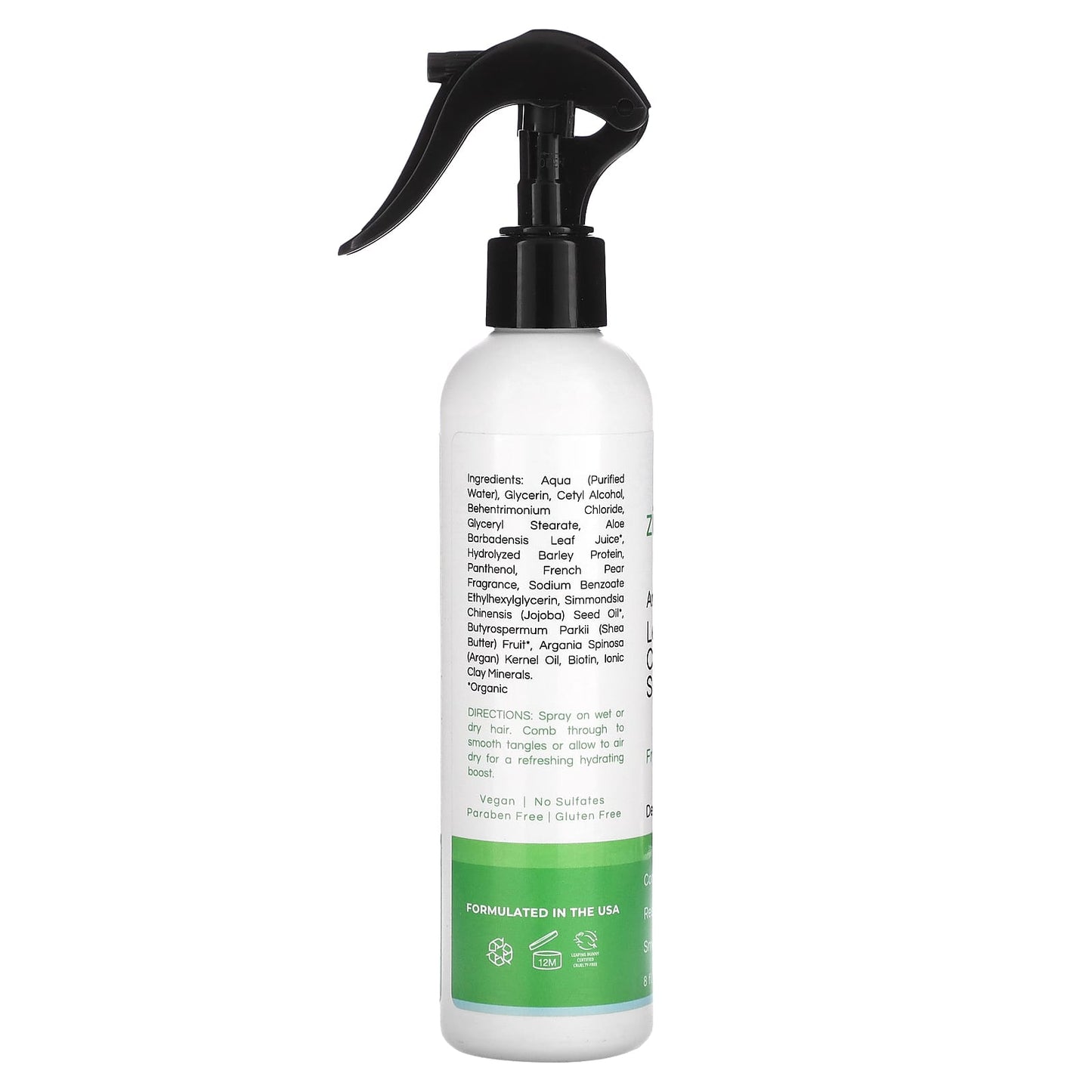 Zion Health, Ancient Minerals, Leave-in Conditioner Spray, French Pear, 8 fl oz (237 ml) - Image 2
