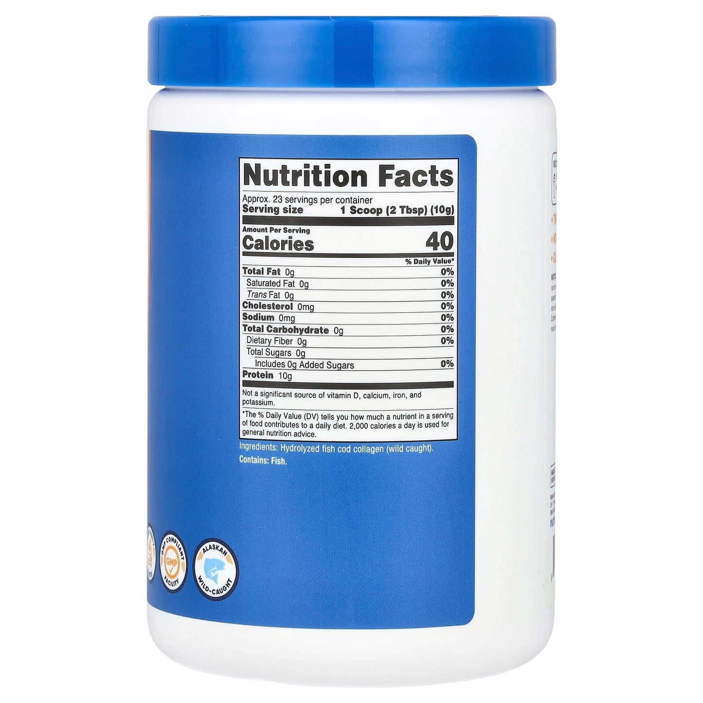 Nutricost, Marine Collagen From Wild-Caught Fish, Unflavored, 8.1 oz (227 g)