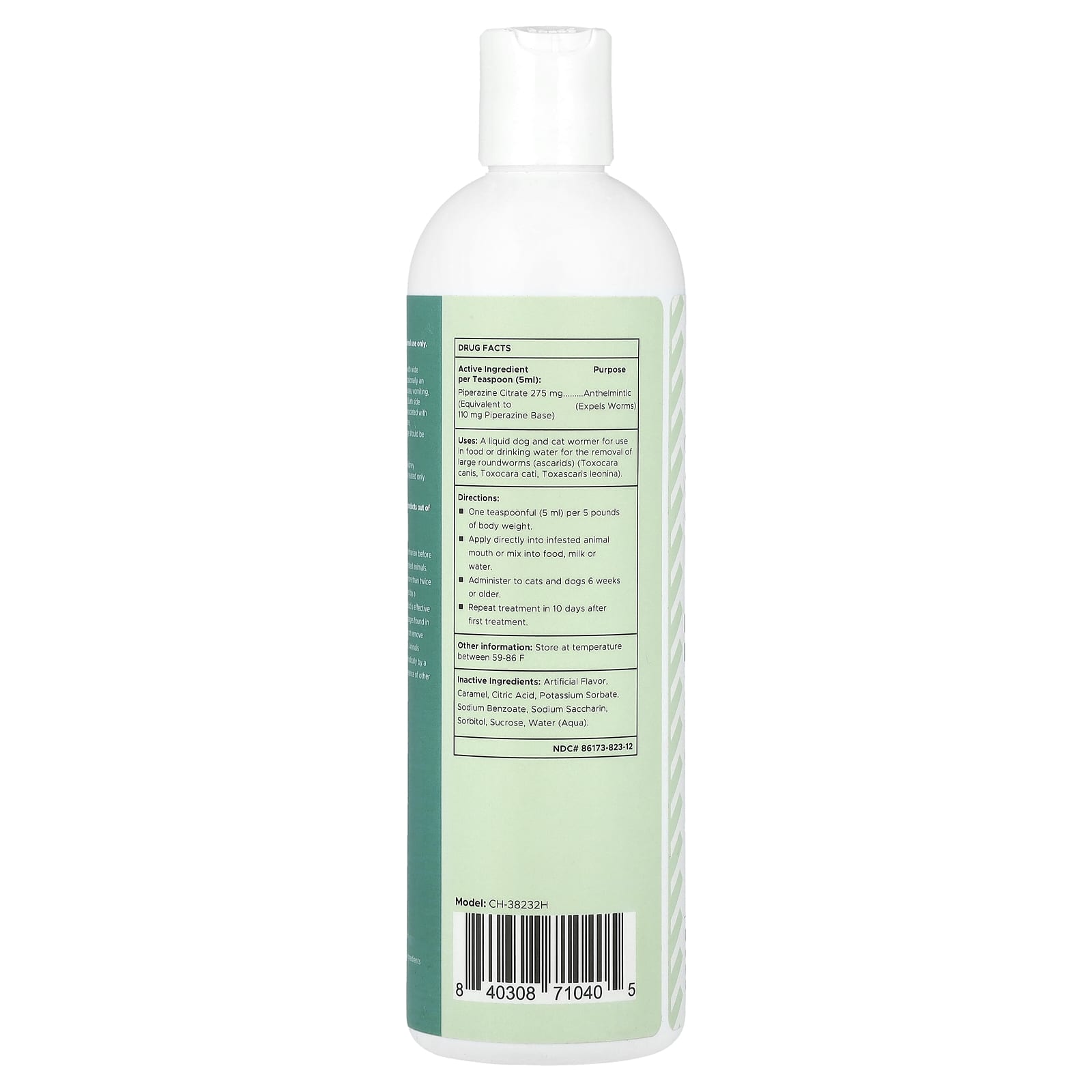 Chew + Heal Liquid Wormer for Puppies & Kittens 12 fl oz (355 ml) - Image 2